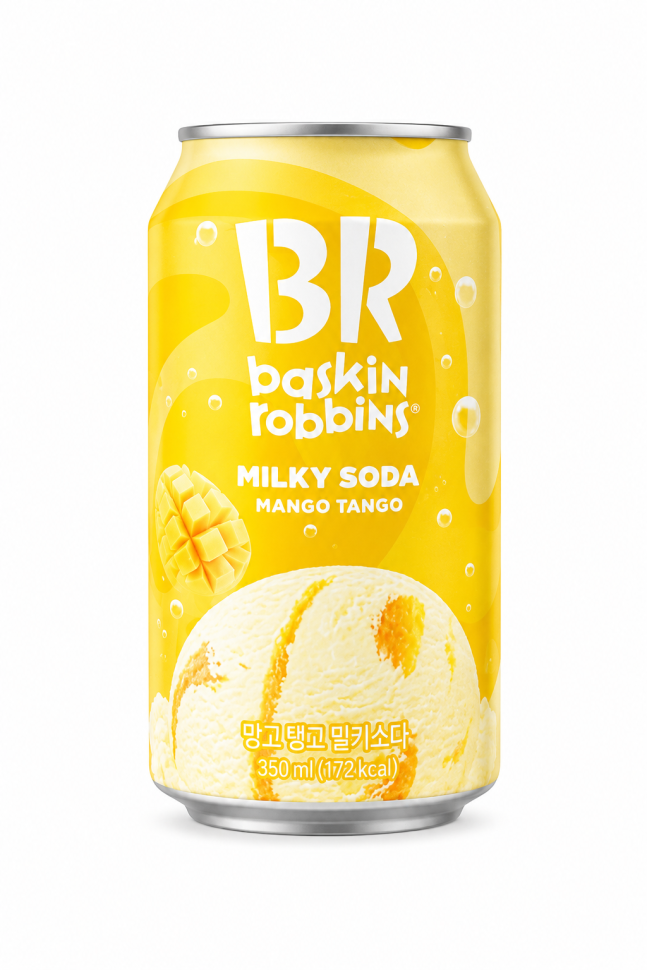 Baskin Robbins Sticky Mango Milky Soda - KOREA (24 COUNT)