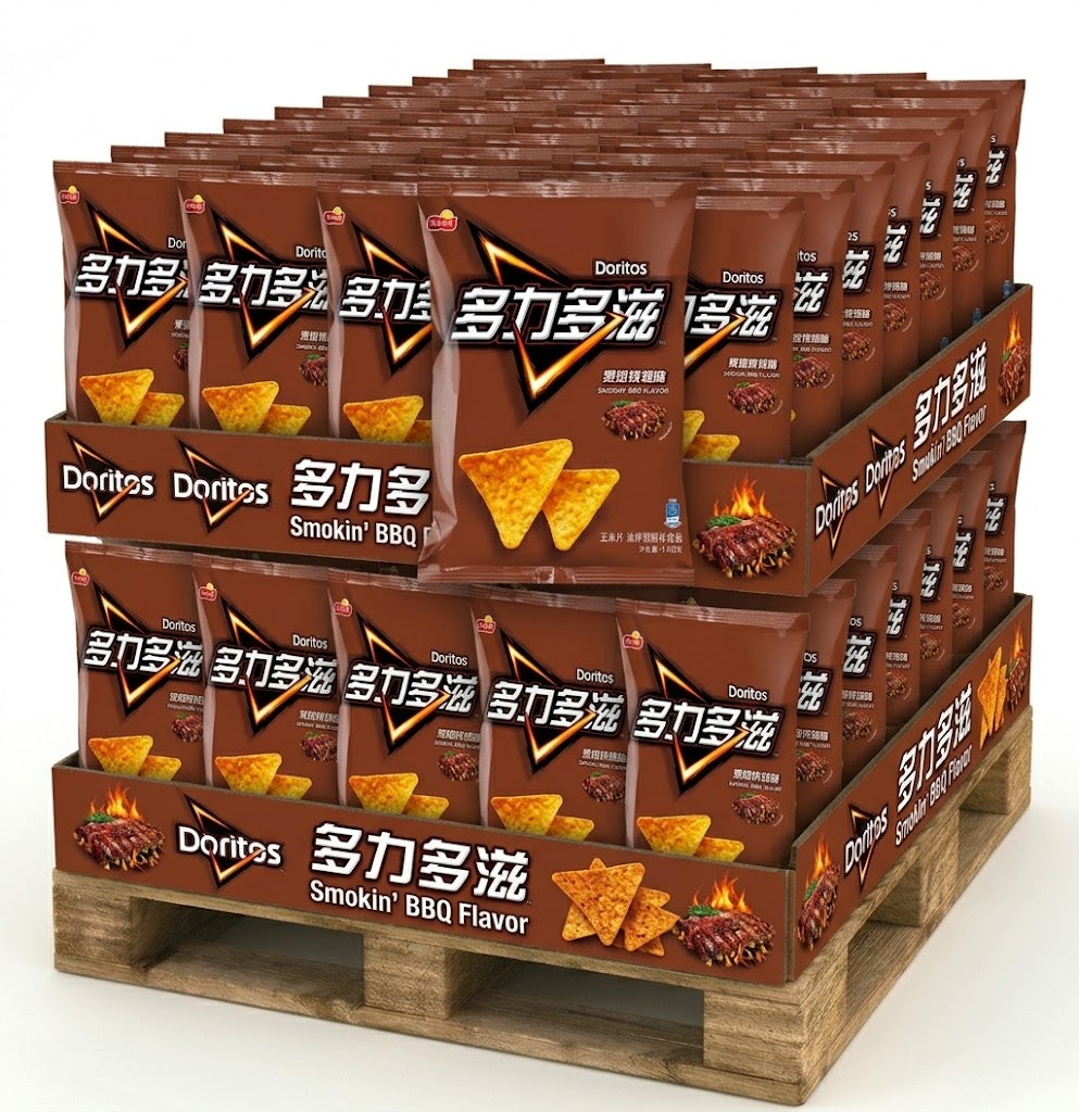 PALLET ROW - Doritos BBQ Steak - TAIWAN (5 CASES)