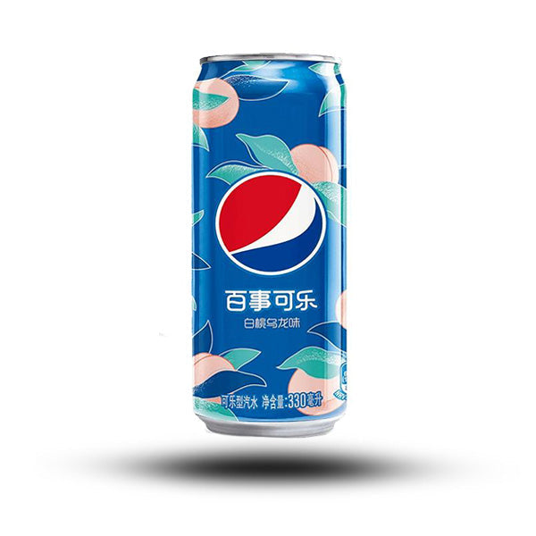 Pepsi White Peach Cans - TAIWAN (12 COUNT)