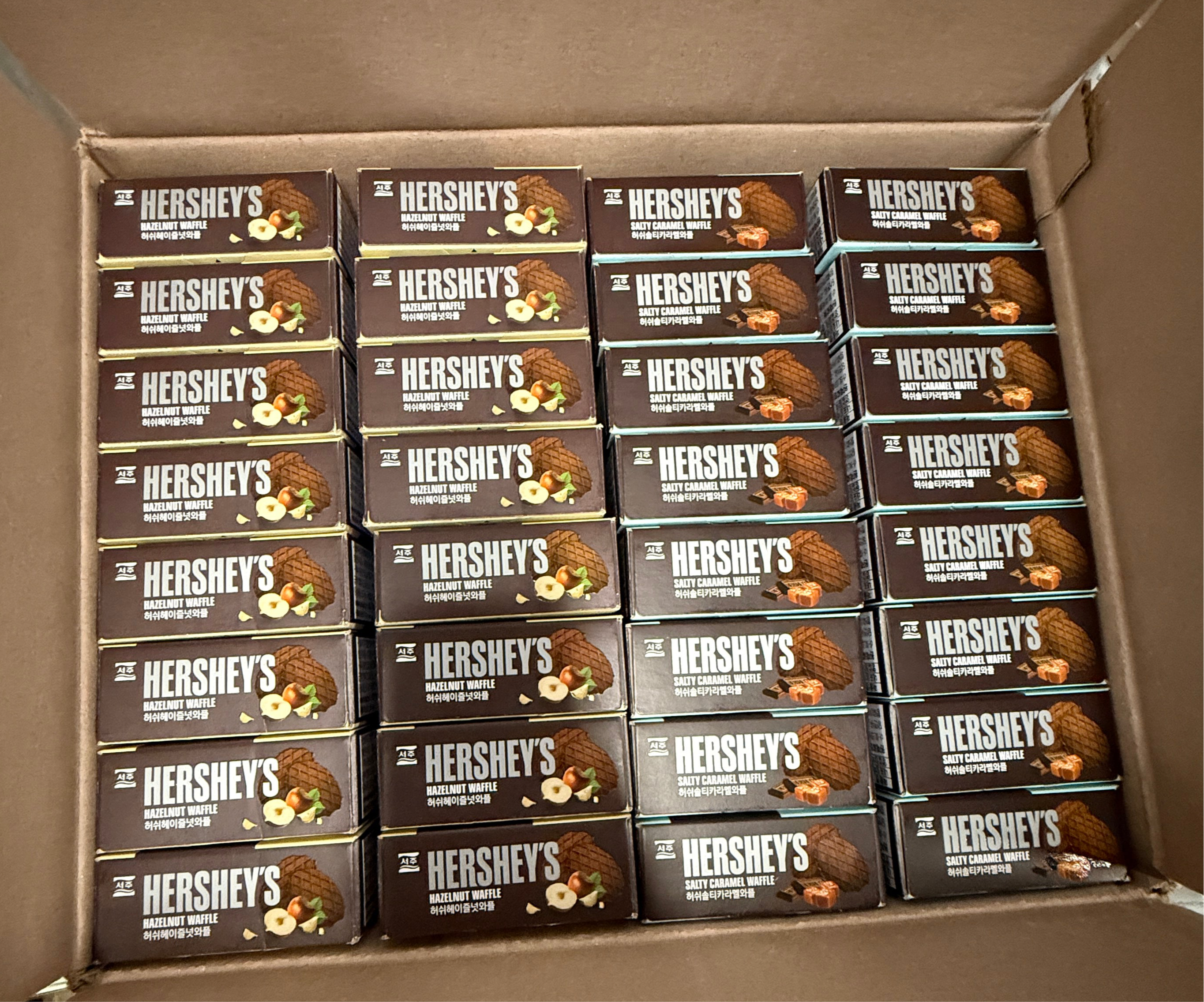 (MIXED CASE)Hershey's Waffles Bundle - KOREA (32 COUNT)