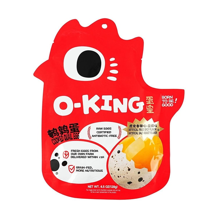O-KING Quail Egg Spicy – TAIWAN (10 COUNT)
