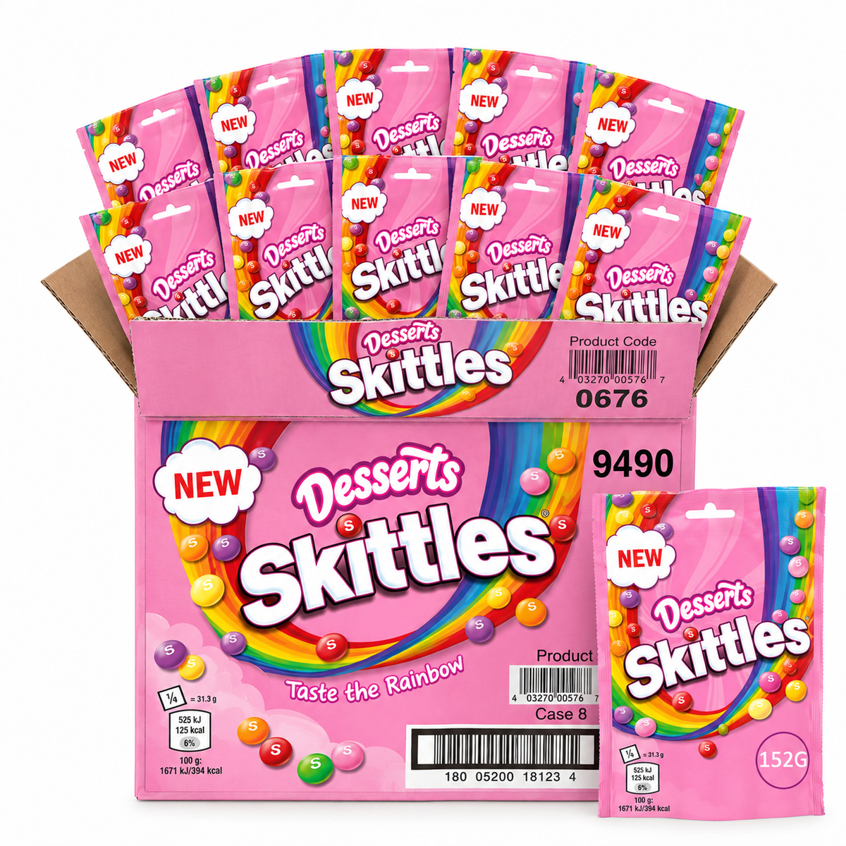 LIMITED EDITION Skittles Desserts - UNITED KINGDOM (15 COUNT)