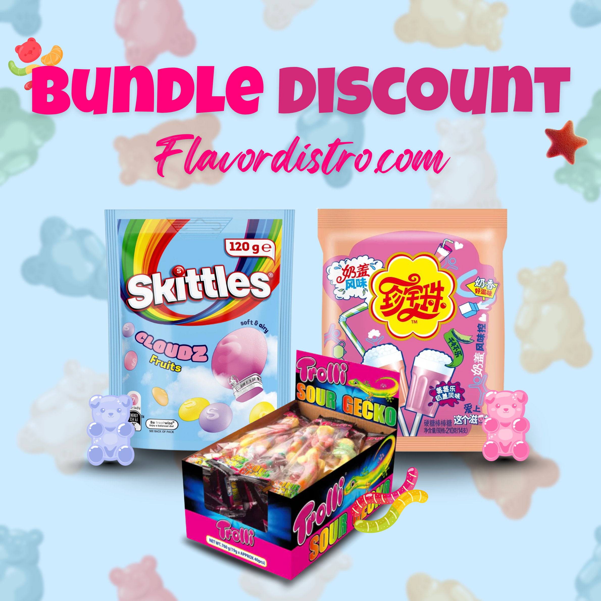New Gummy Candies Bulk Deal - KOREA/JAPAN/AUSTRALIA (58 COUNT)