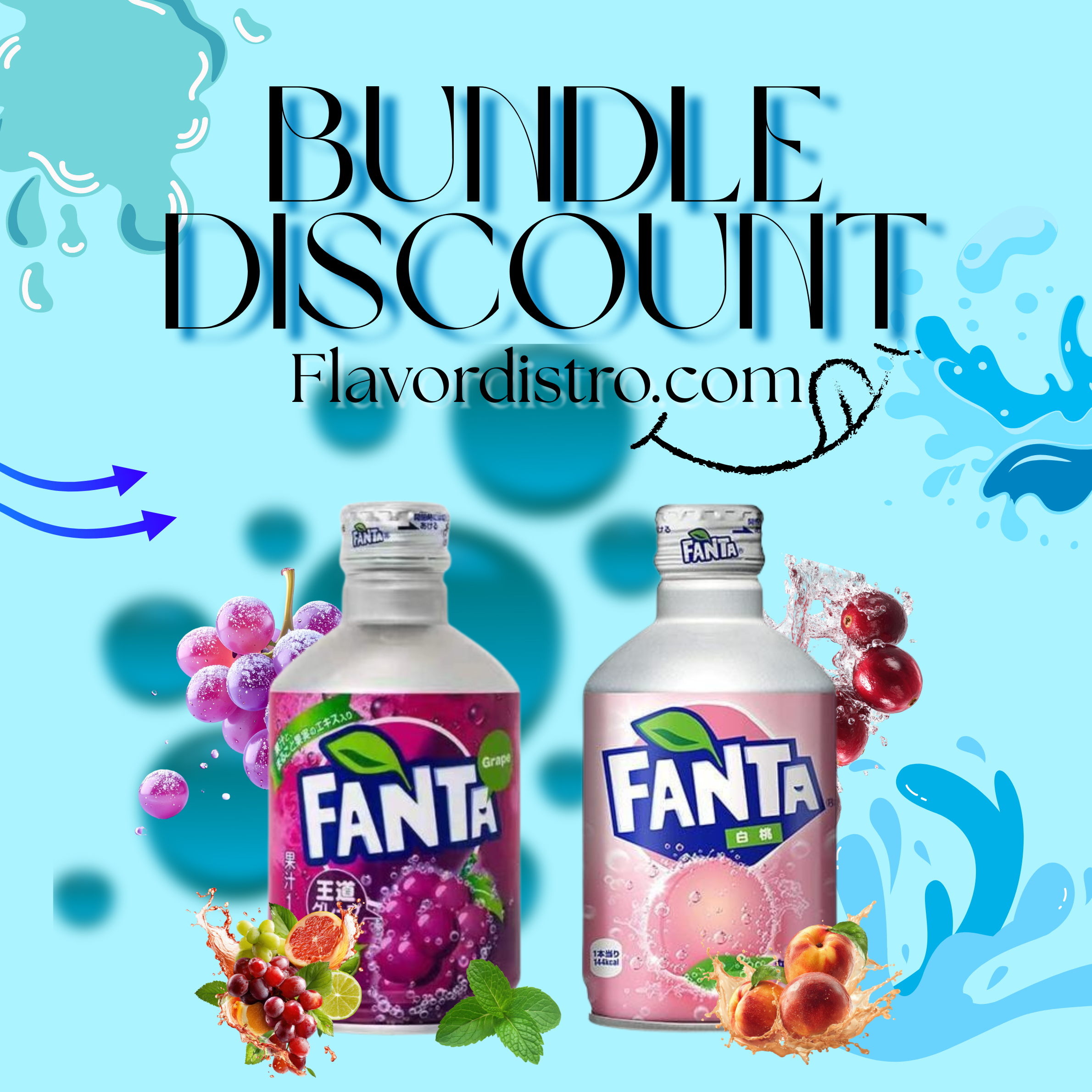 Fanta Aluminum Bulk Deal - JAPAN (24 COUNT)