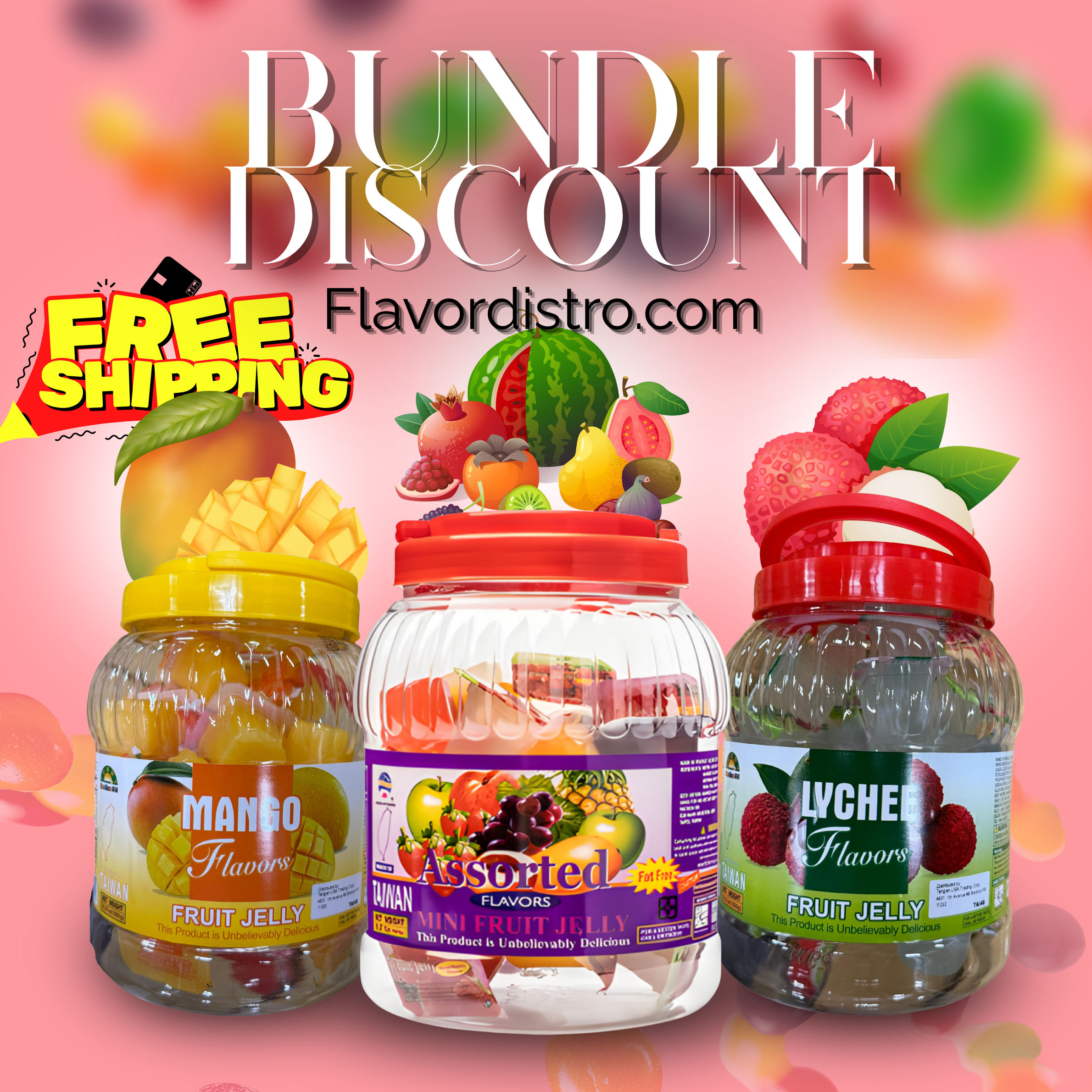 PUSHUP Jelly Bulk Deal - TAIWAN (78 COUNT)