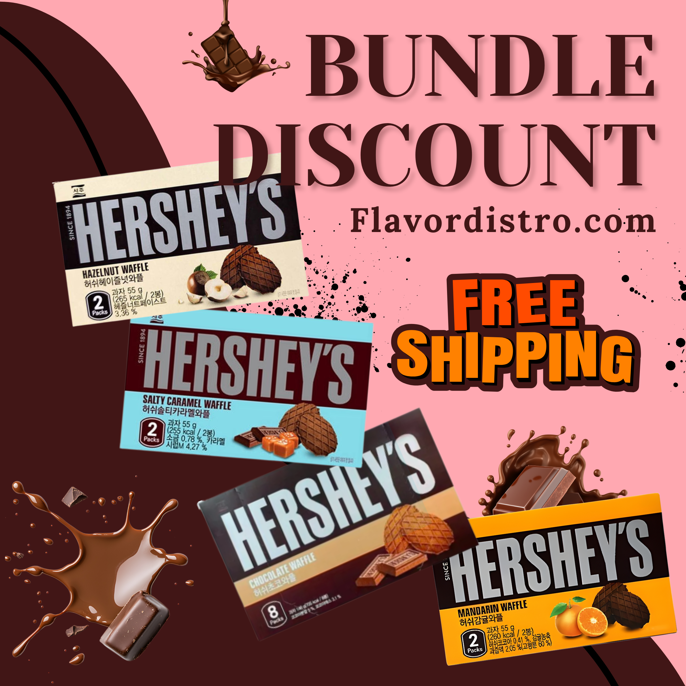 Hershey's Waffles Bulk Deal - KOREA (32 COUNT)