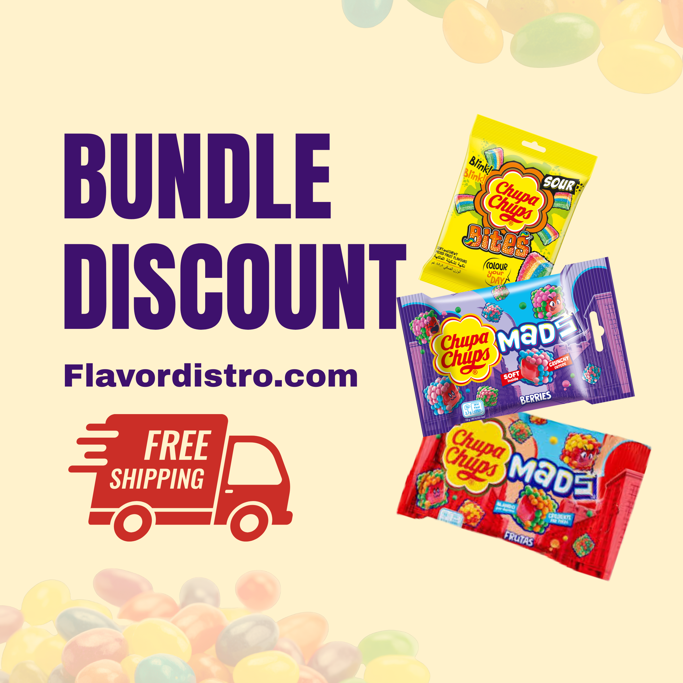 Chupa Chups Bulk Deal - KOREA/UNITED KINGDOM (34 COUNT)
