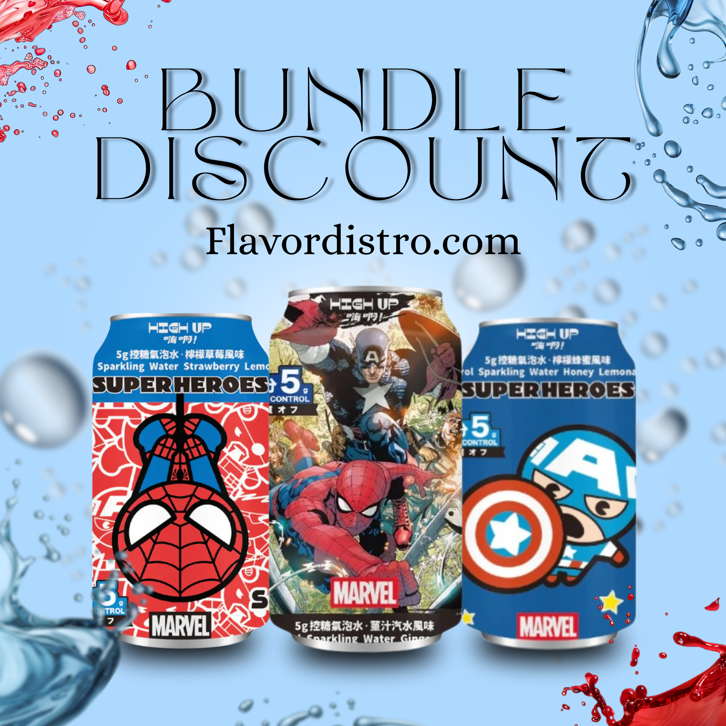 Marvels Soda Bulk Deal - KOREA (36 COUNT)