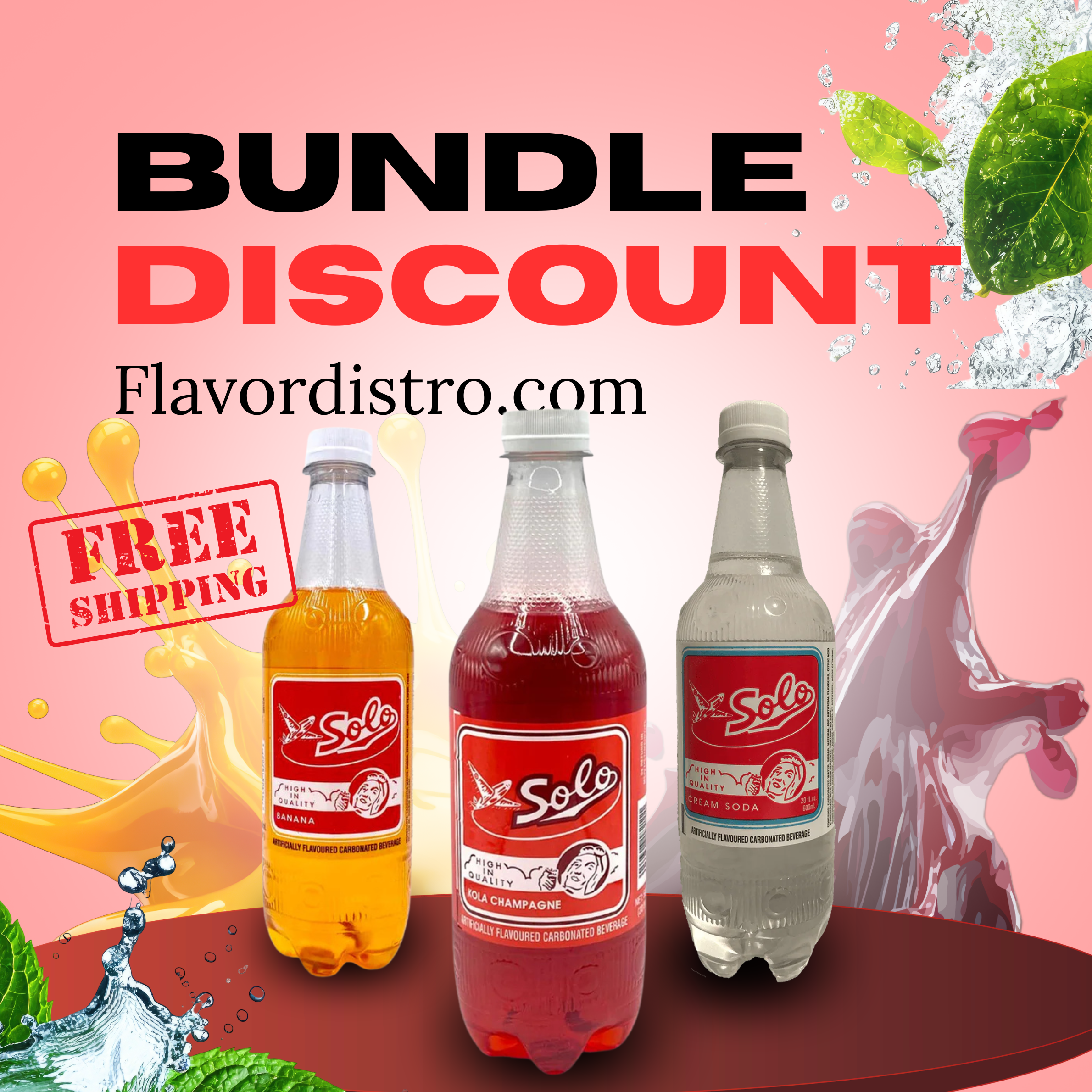 Solo Soda Bulk Deal - TRINIDAD & TOBAGO (36 COUNT/72 COUNT)