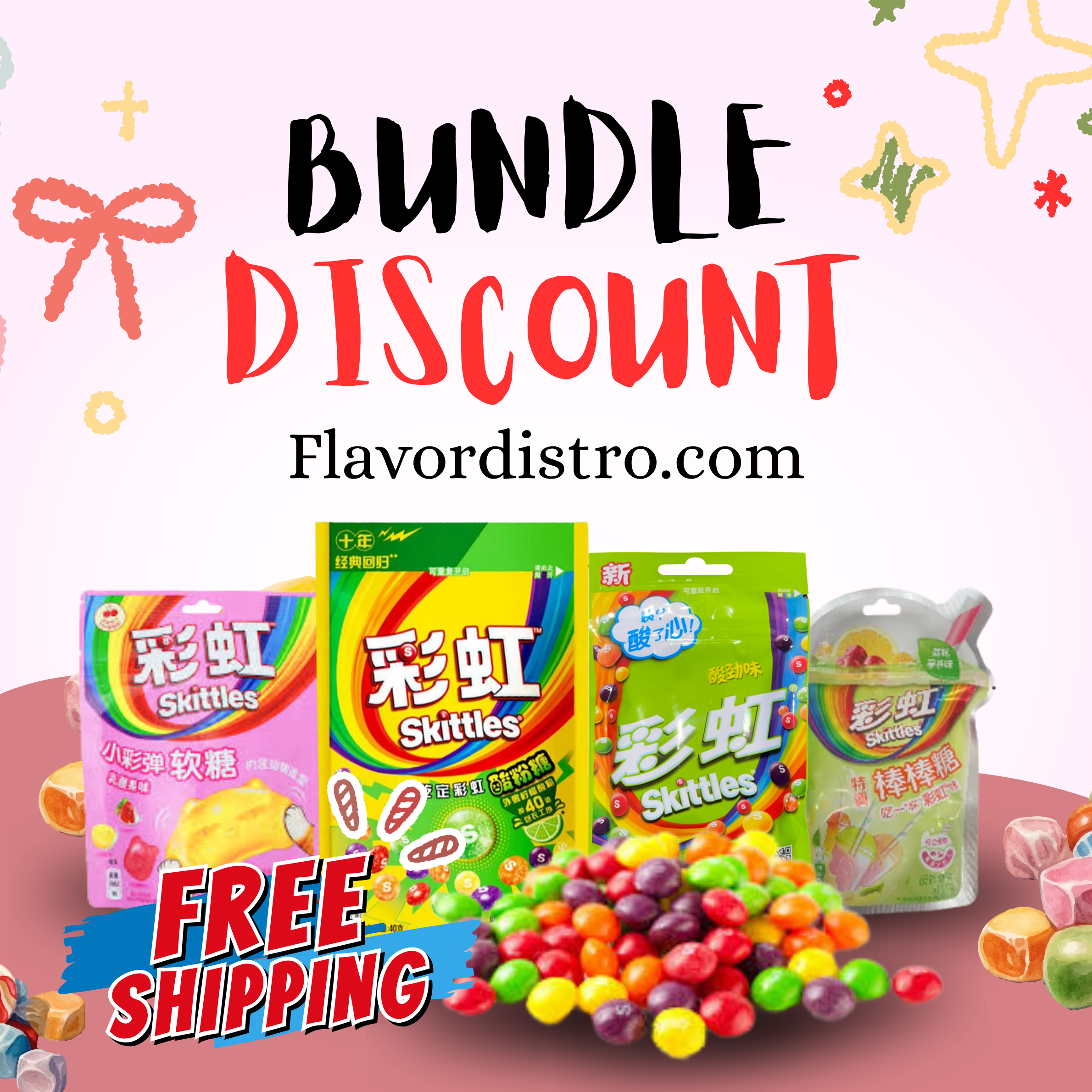 Skittles Bulk Deal - TAIWAN (88 COUNT)