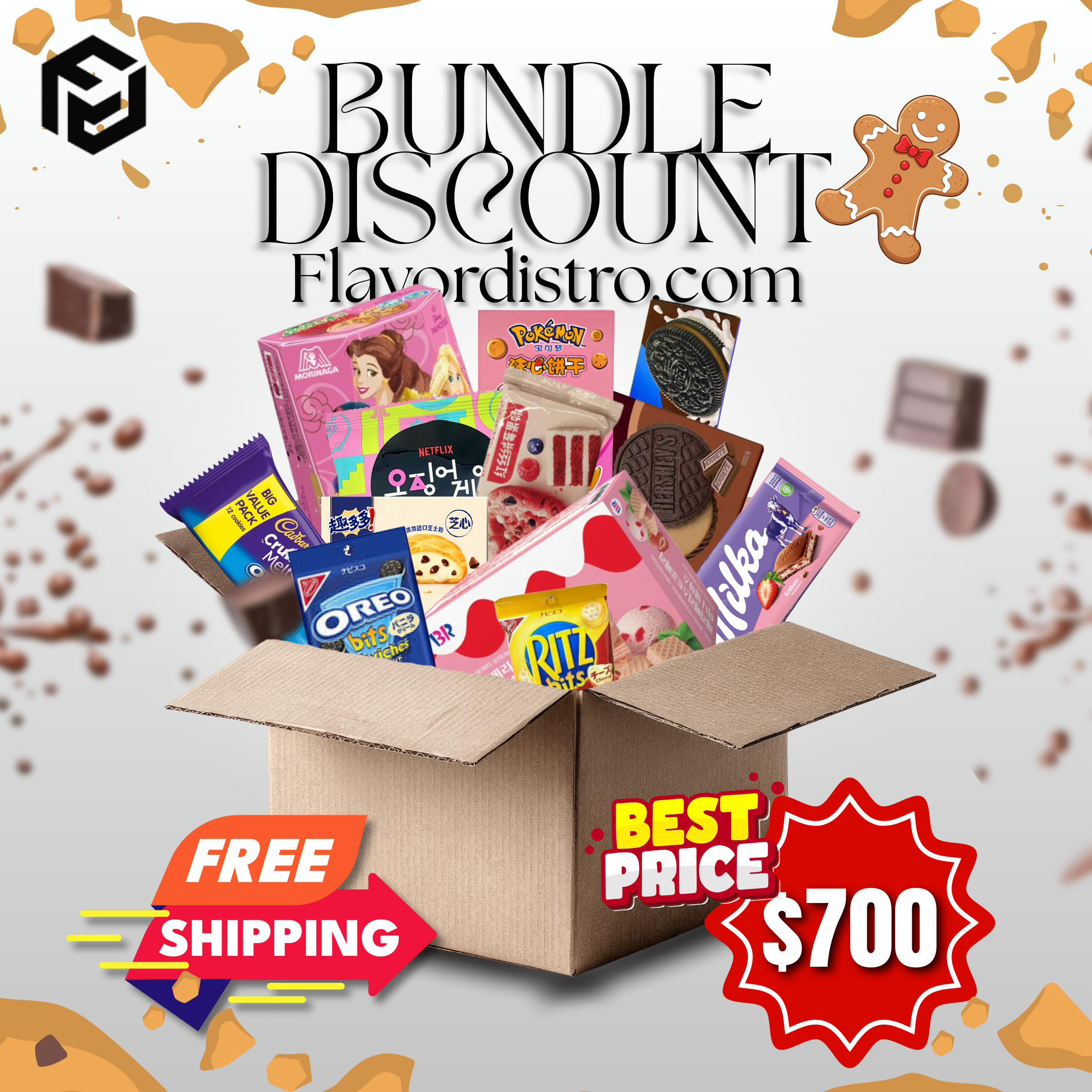 Exotic Cookies Package - 20 Cases!