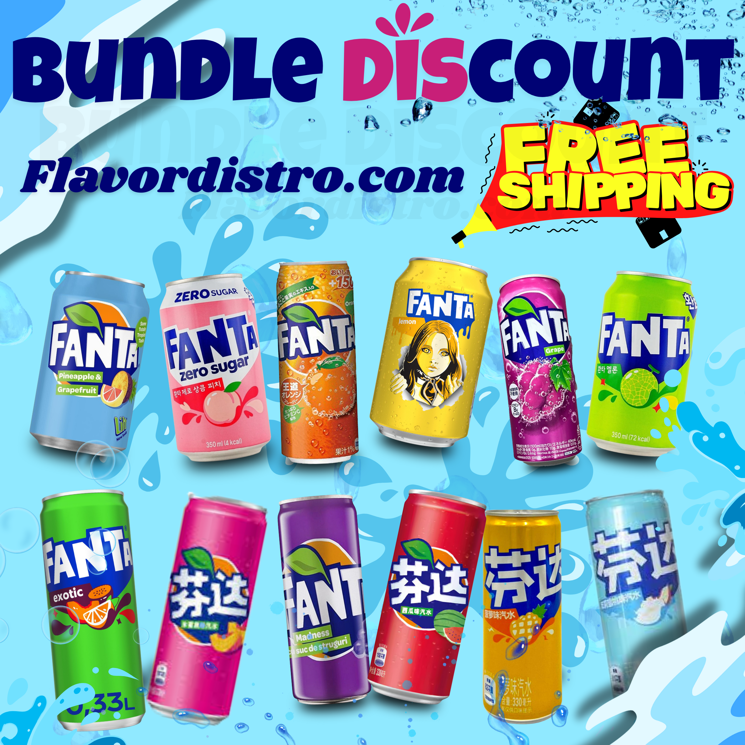 EXOTIC Fanta Can Deal - SERBIA/ASIA/EUROPE (144 COUNT)