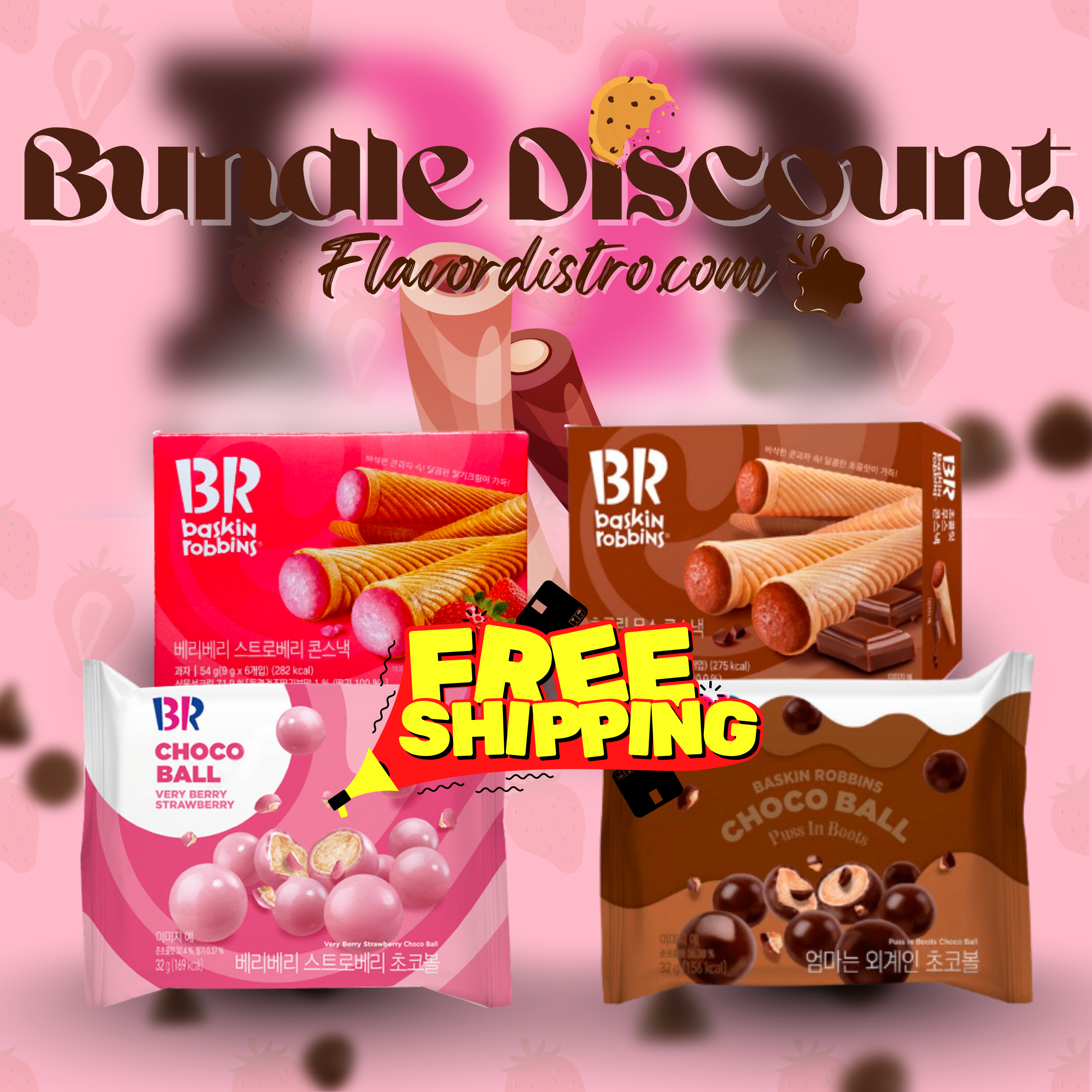 Baskin Robbins Bulk Deal - KOREA (44 COUNT)