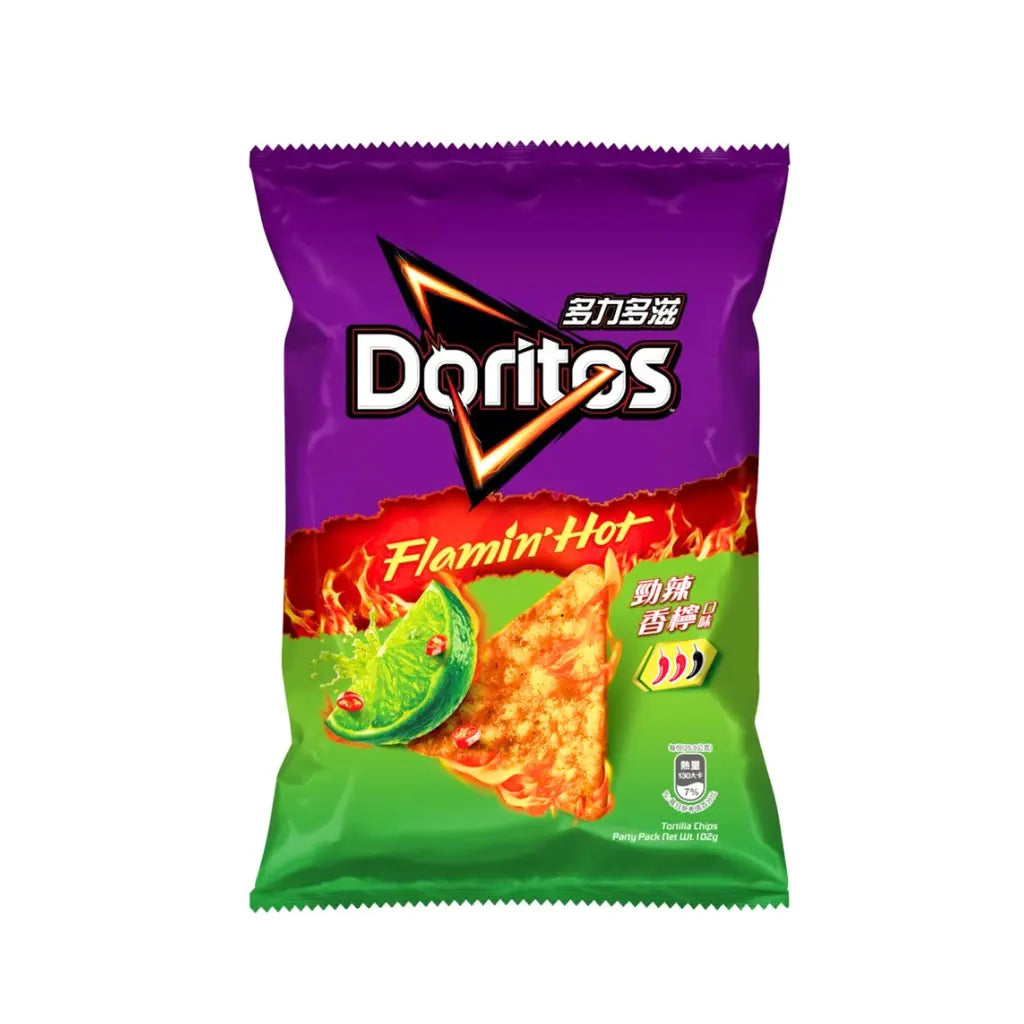 New Doritos Flamin Hot Spicy Lemon - TAIWAN (12 COUNT)