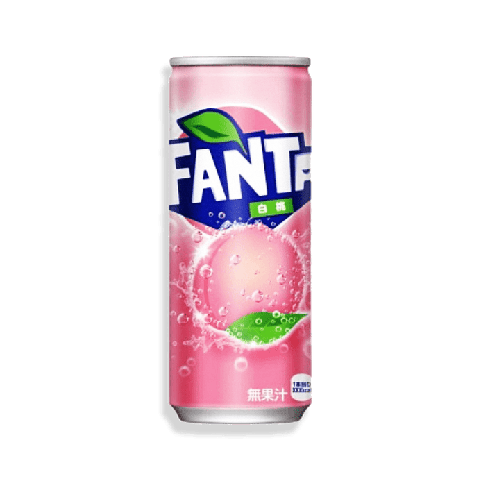 Fanta White Peach FAT Can - JAPAN (24 COUNT)