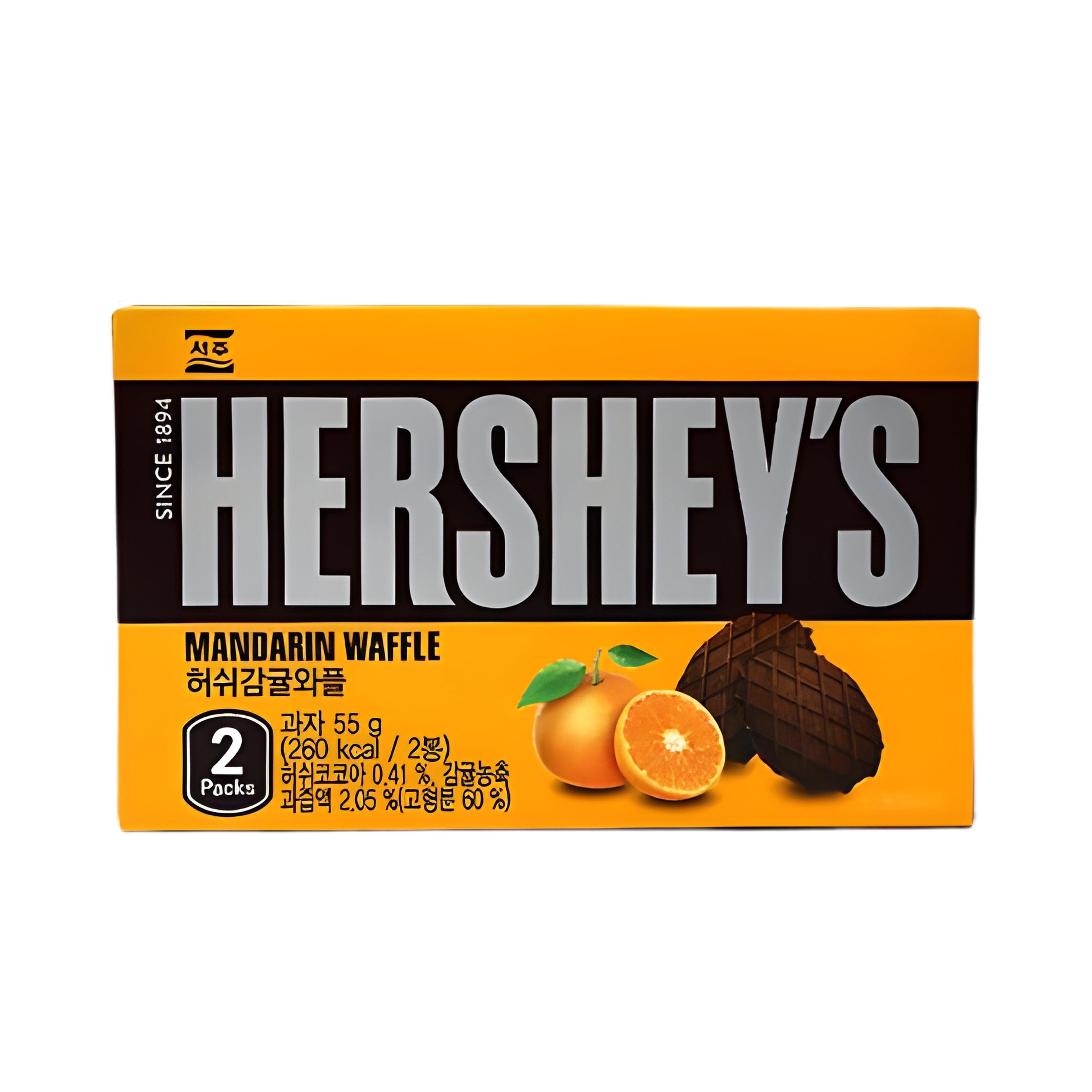 Hershey Orange Mandarin Waffles - KOREA (16 COUNT)