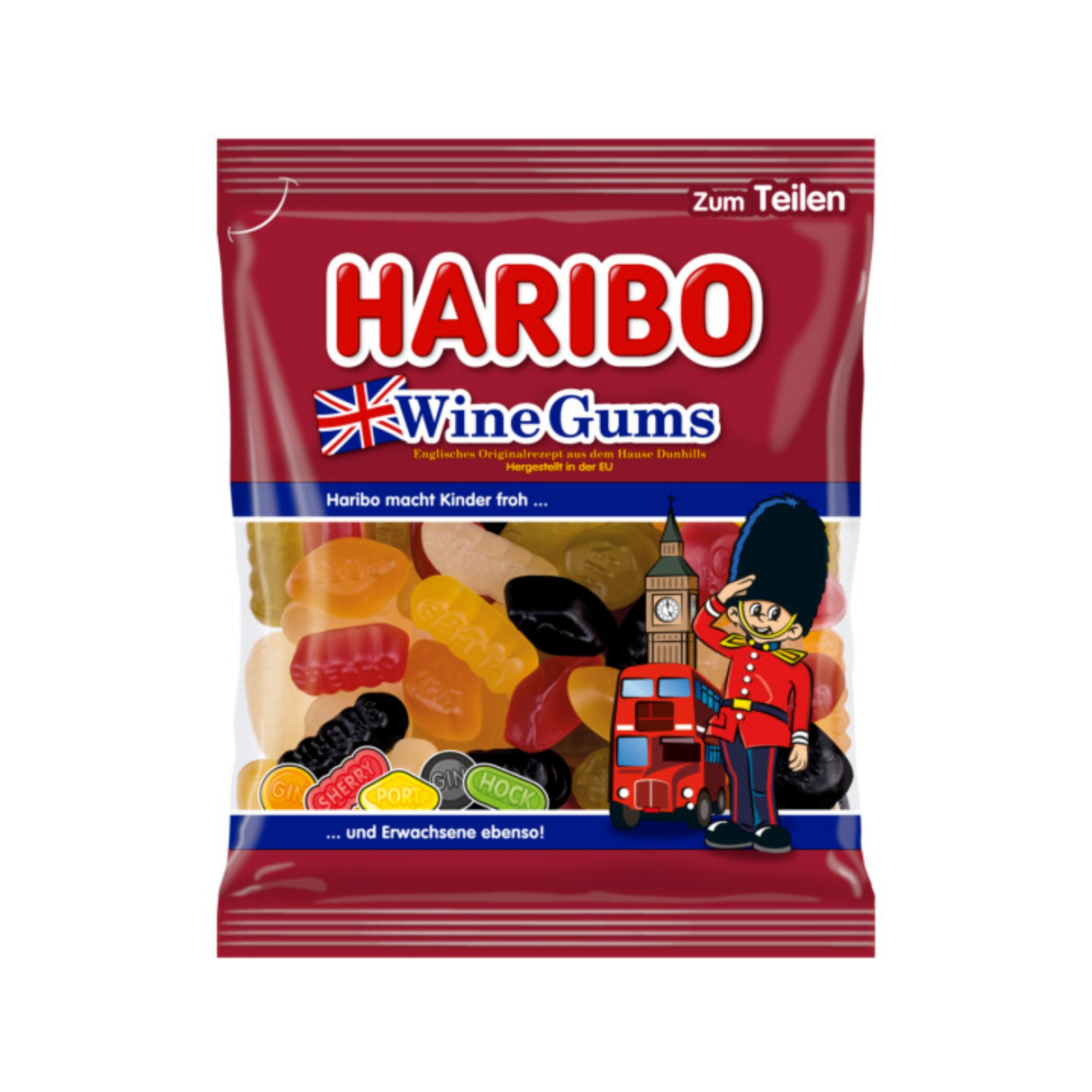 Haribo Wine Gummies - UNITED KINGDOM (22 COUNT)
