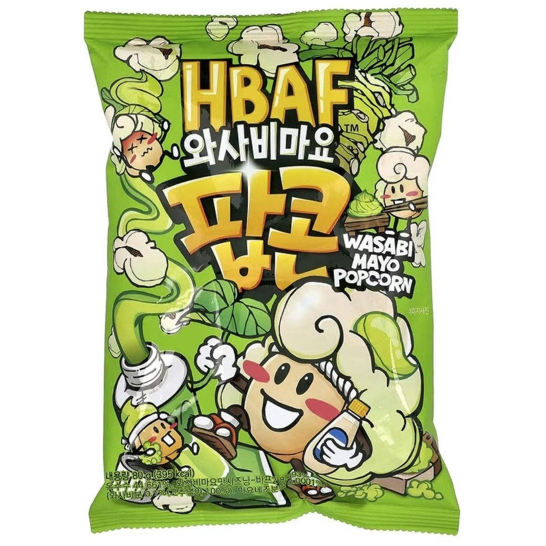 HBAF Wasabi Mayo Popcorn - KOREA (12 COUNT)