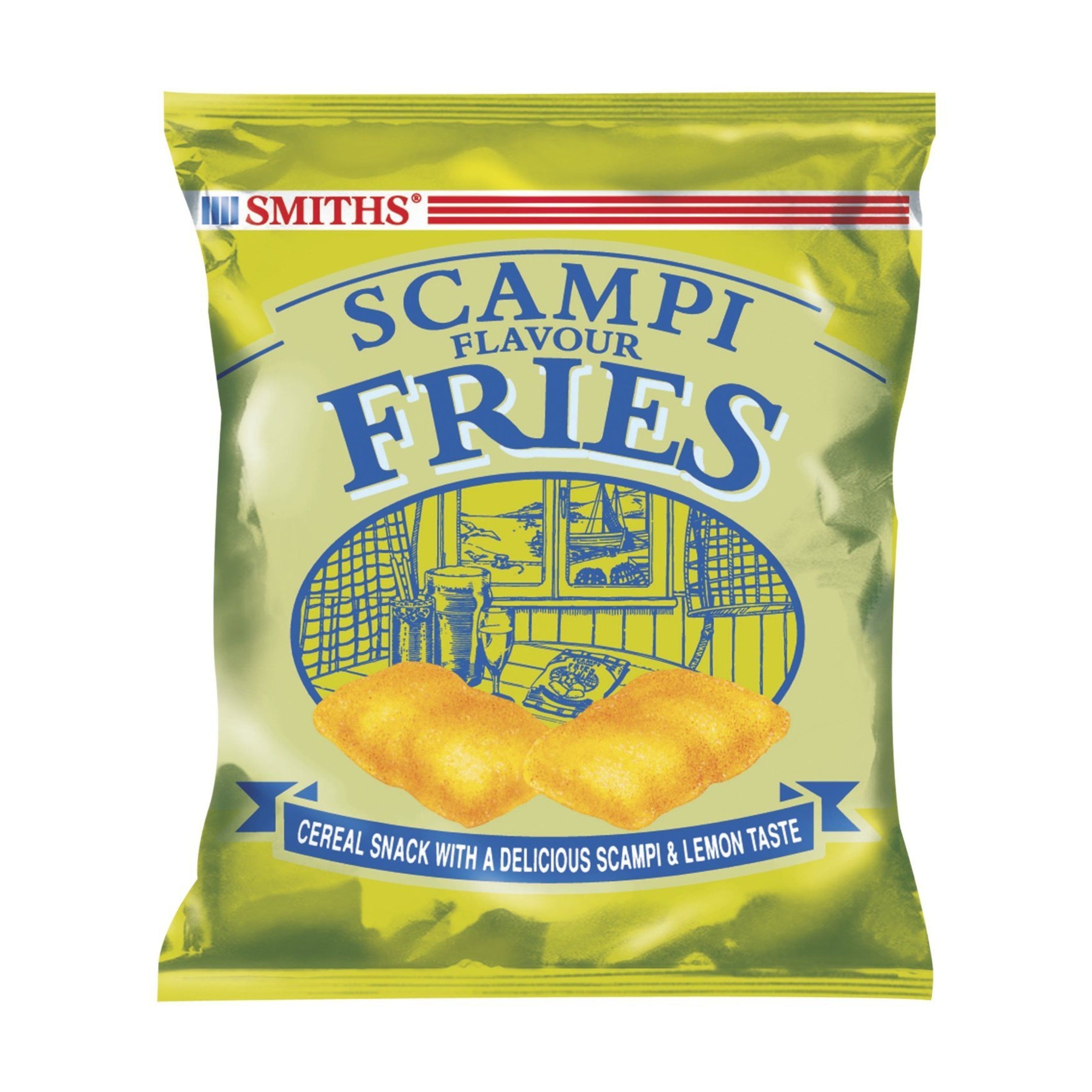 (STORE DISPLAY) Smiths Scampi Fries - ENGLAND (24 COUNT)