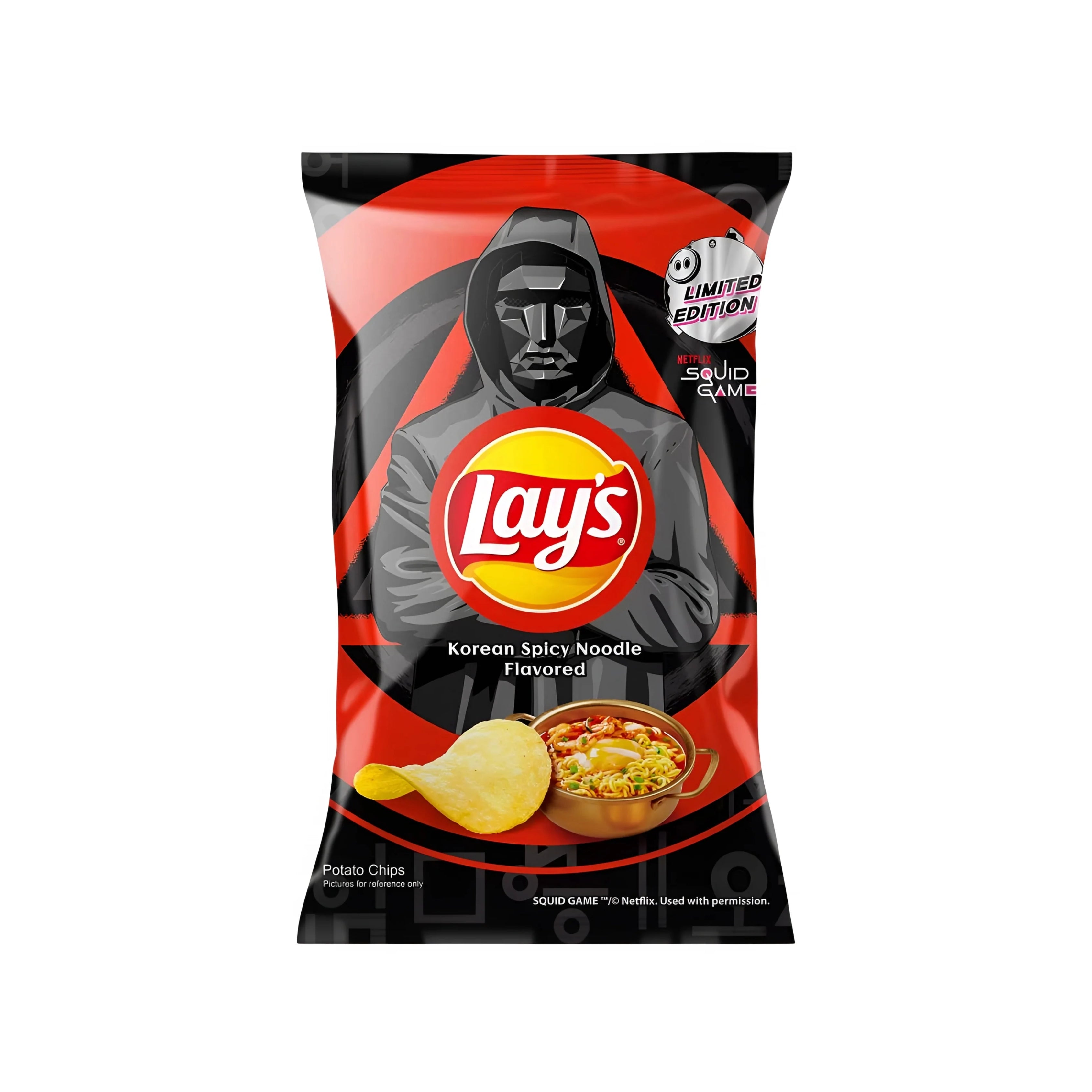 *SQUID GAMES* Lays Shin Ramen Netflix - KOREA (12 COUNT)