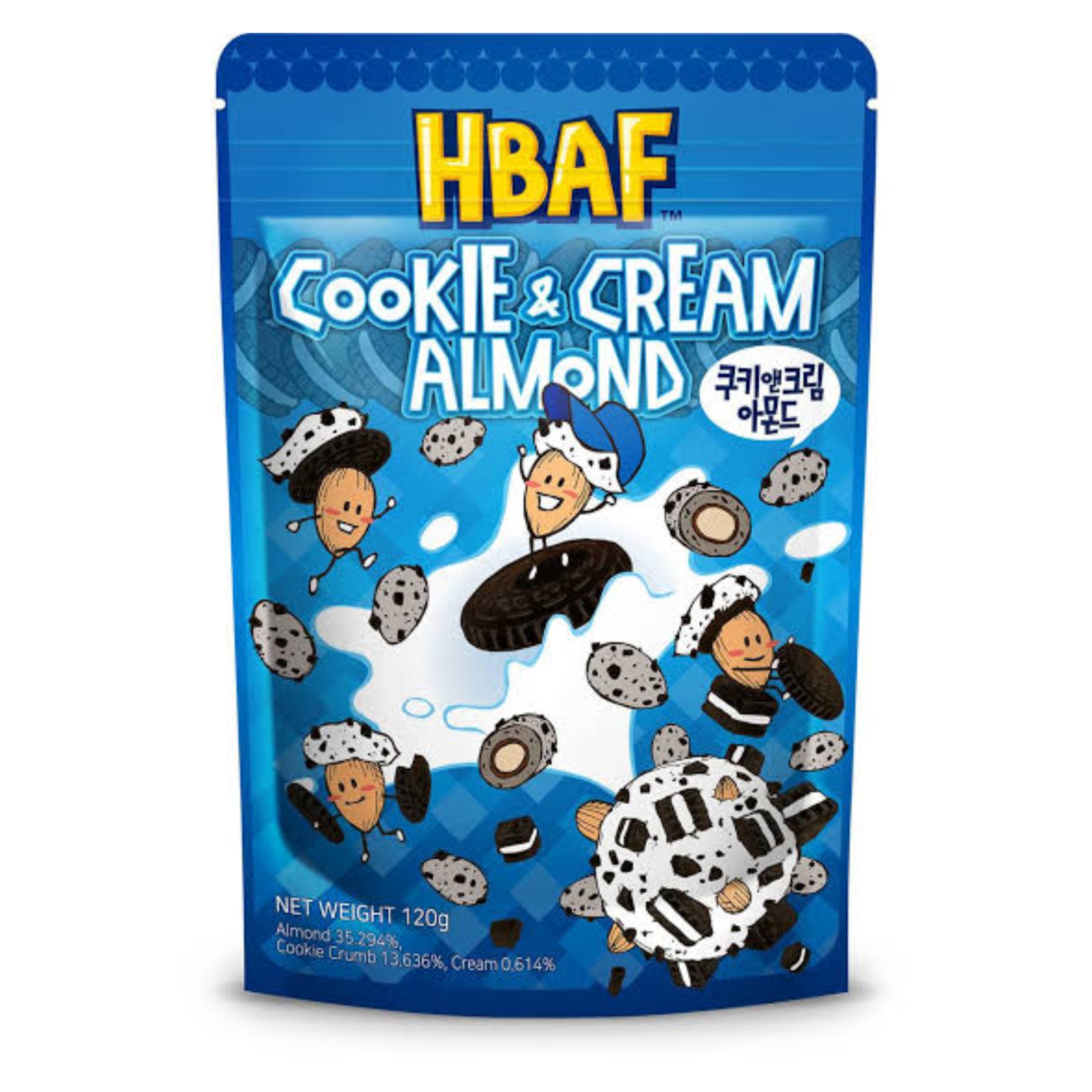 HBAF Almond Cookies and Cream - KOREA (10 COUNT)