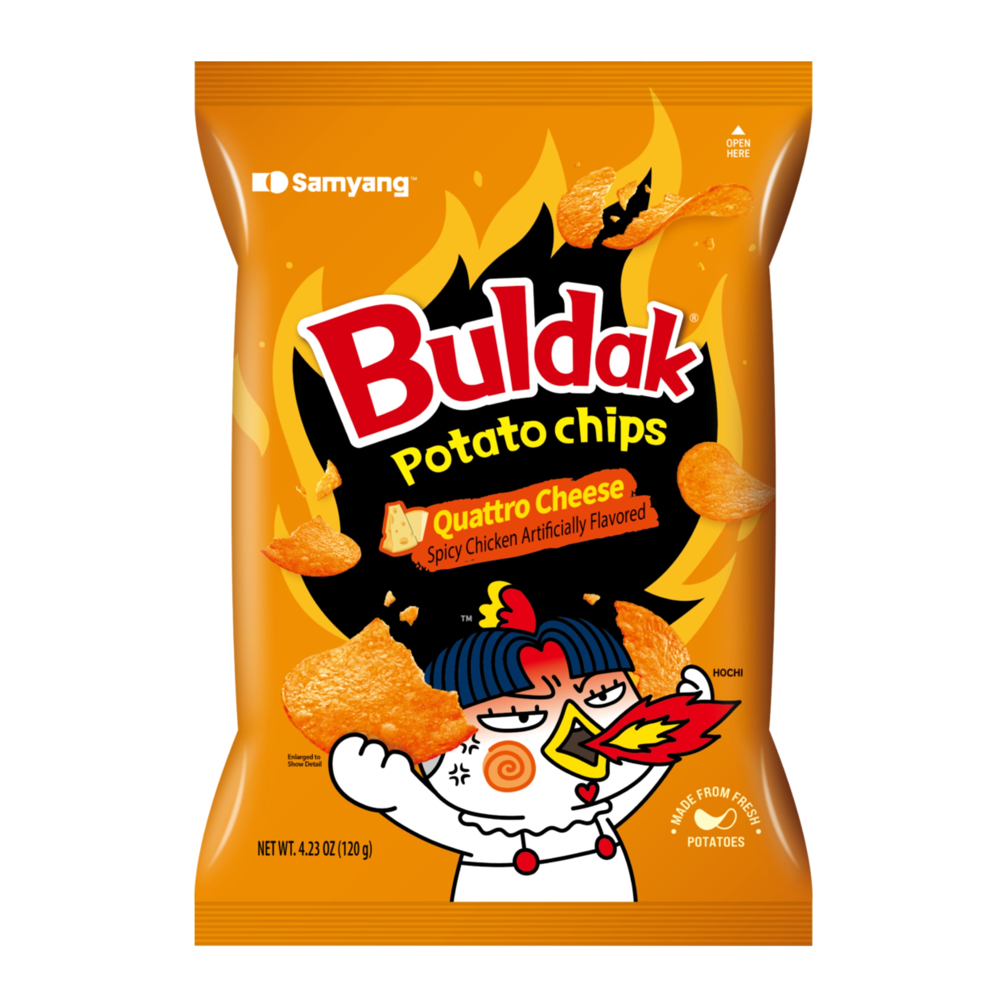 Buldak Potato Chips Bulk Deal - KOREA (18 COUNT)