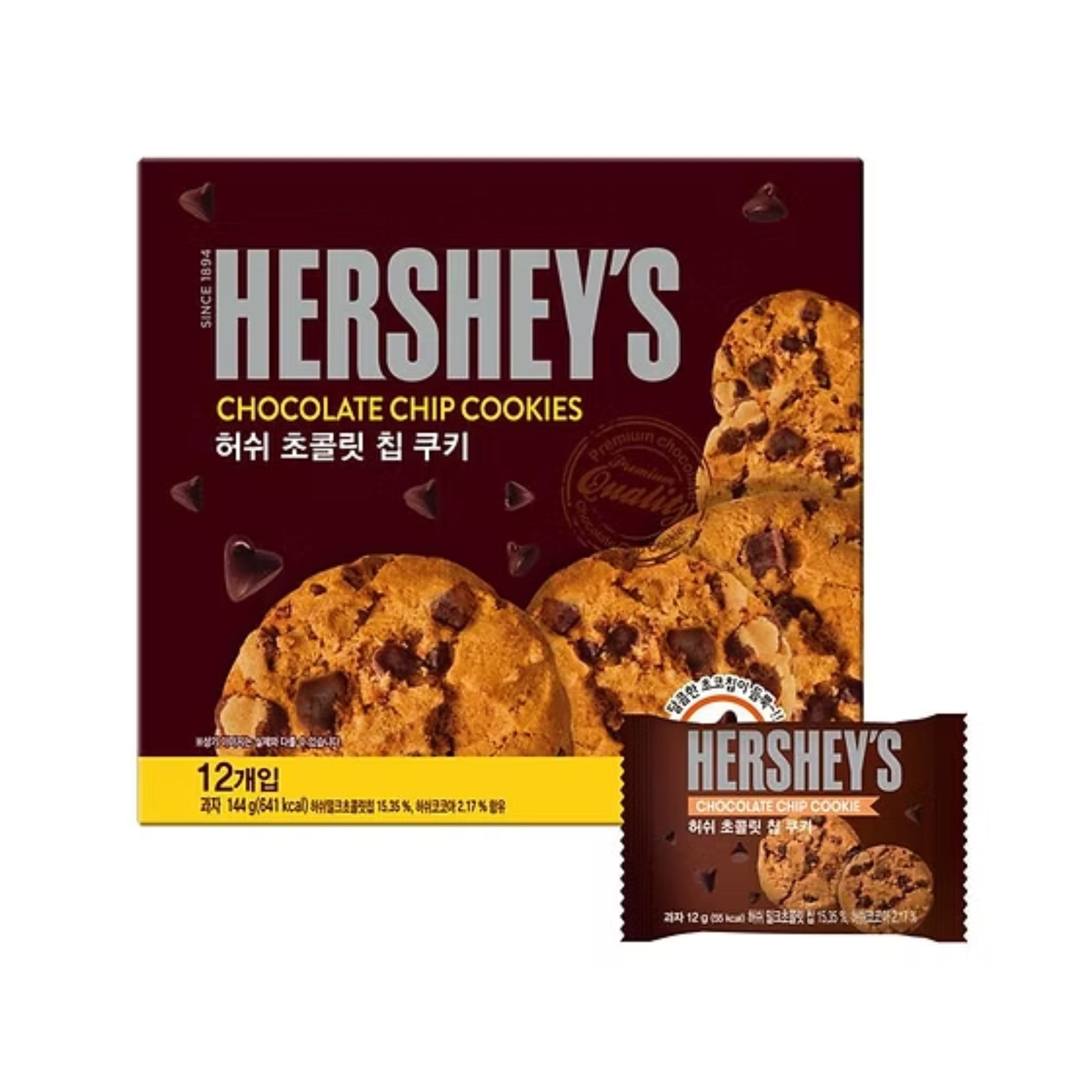 Hershey's Chocolate Chip Cookies - KOREA (12 COUNT)