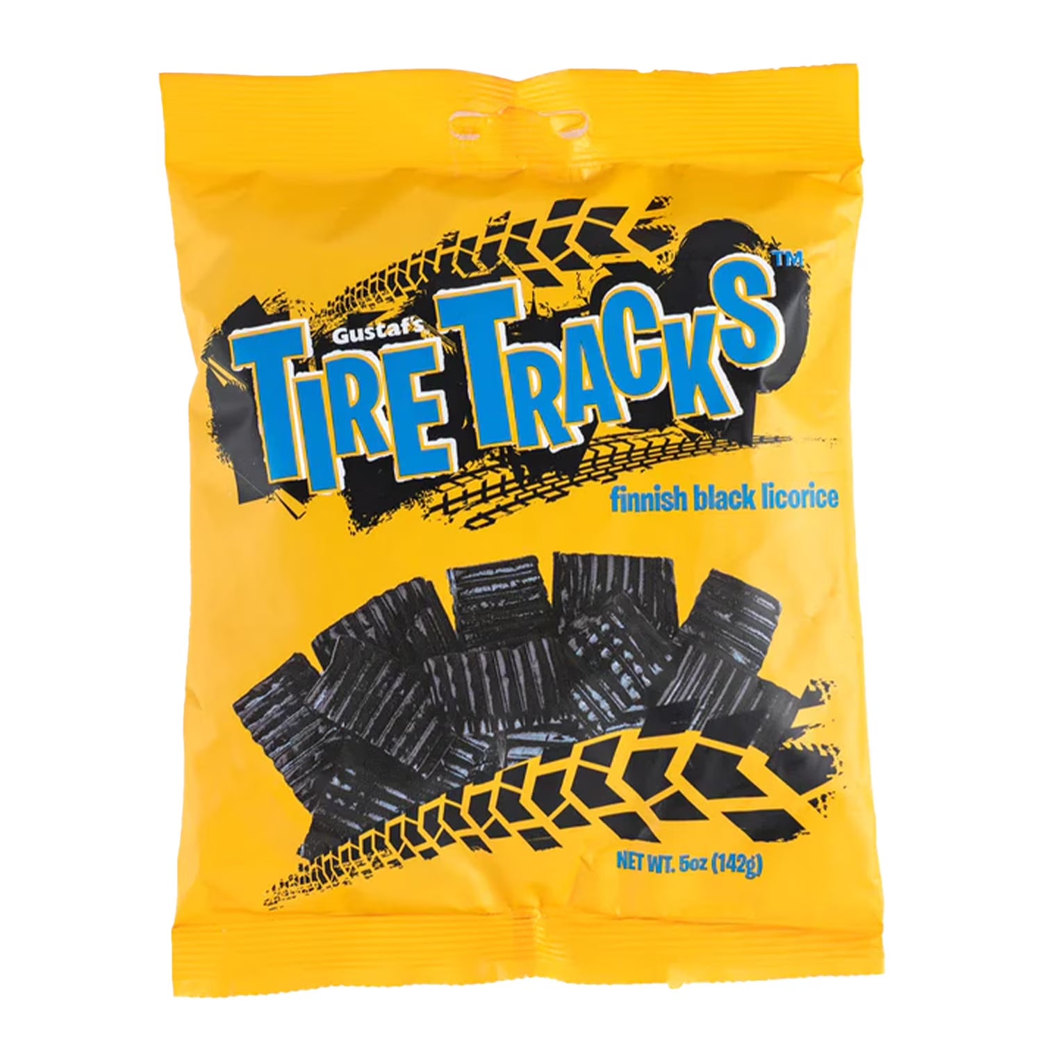 Gustaf's Tire Track Chews Licorice - FINLAND (12 COUNT)