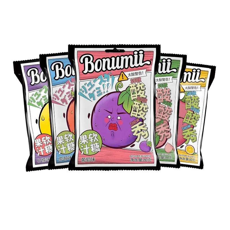 Bonumii Extreme SOUR Gummies Passion Fruit - TAIWAN (10 COUNT)