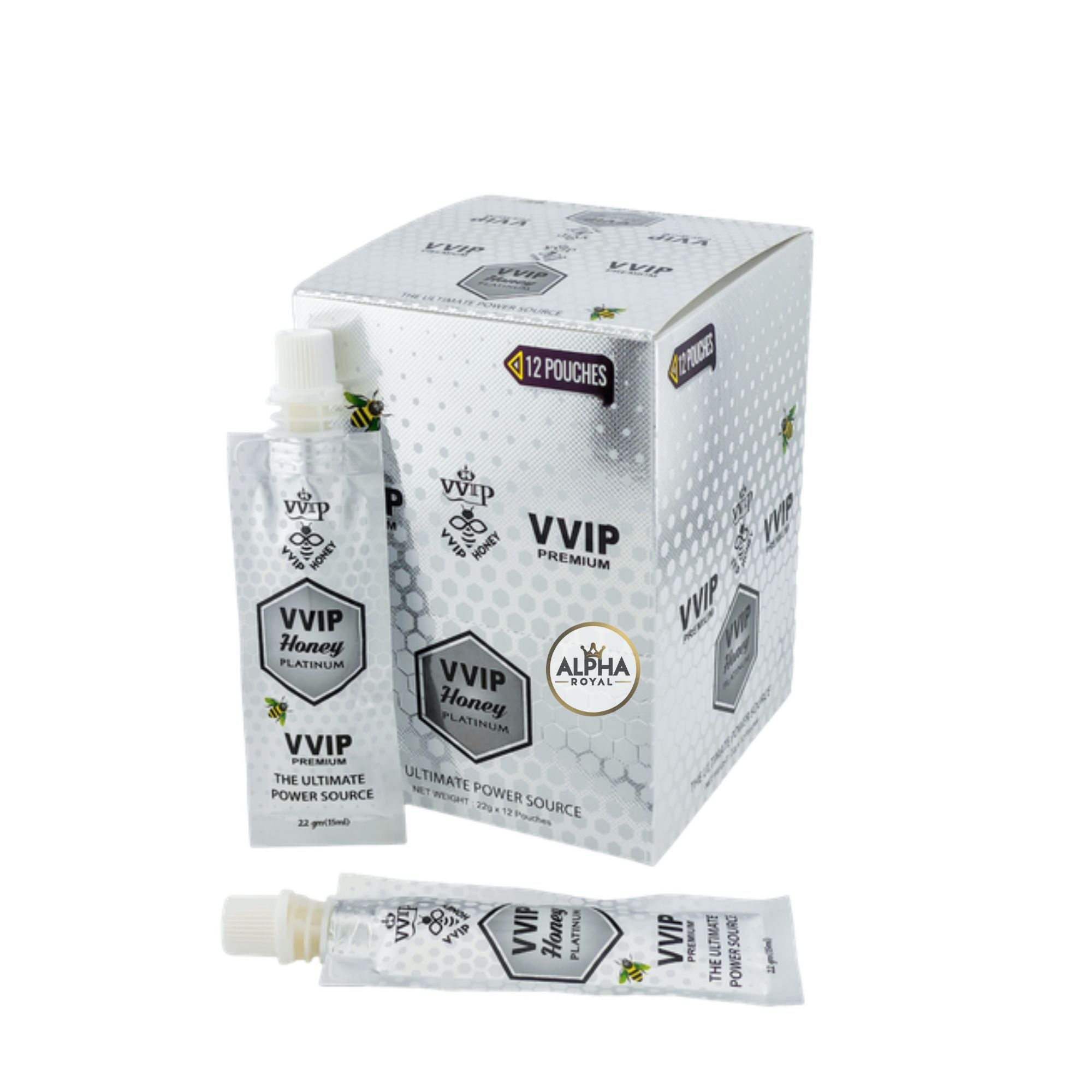 Alpha Royal Honey Platinum V.V.I.P. Twist Tube - MALAYSIA (12 COUNT)