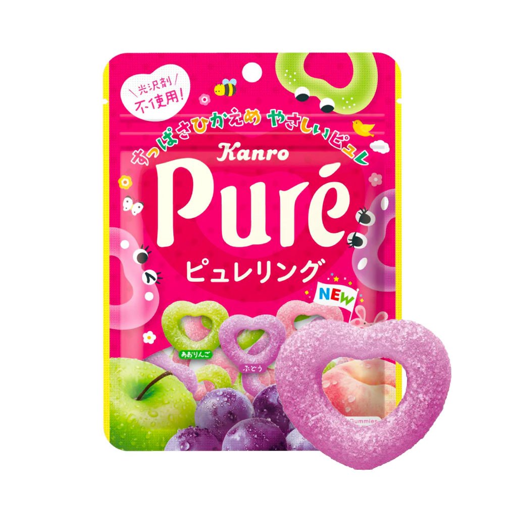 KANRO Pure Ring Gummy - JAPAN (6 COUNT)