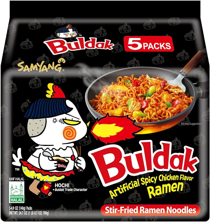 Buldak Noodle Hot Chicken Ramen - TAIWAN (40 COUNT)