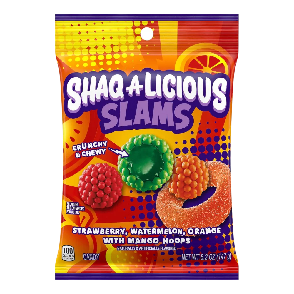 Shaq Slams Mixed Fruit Gummies - USA (12 COUNT)