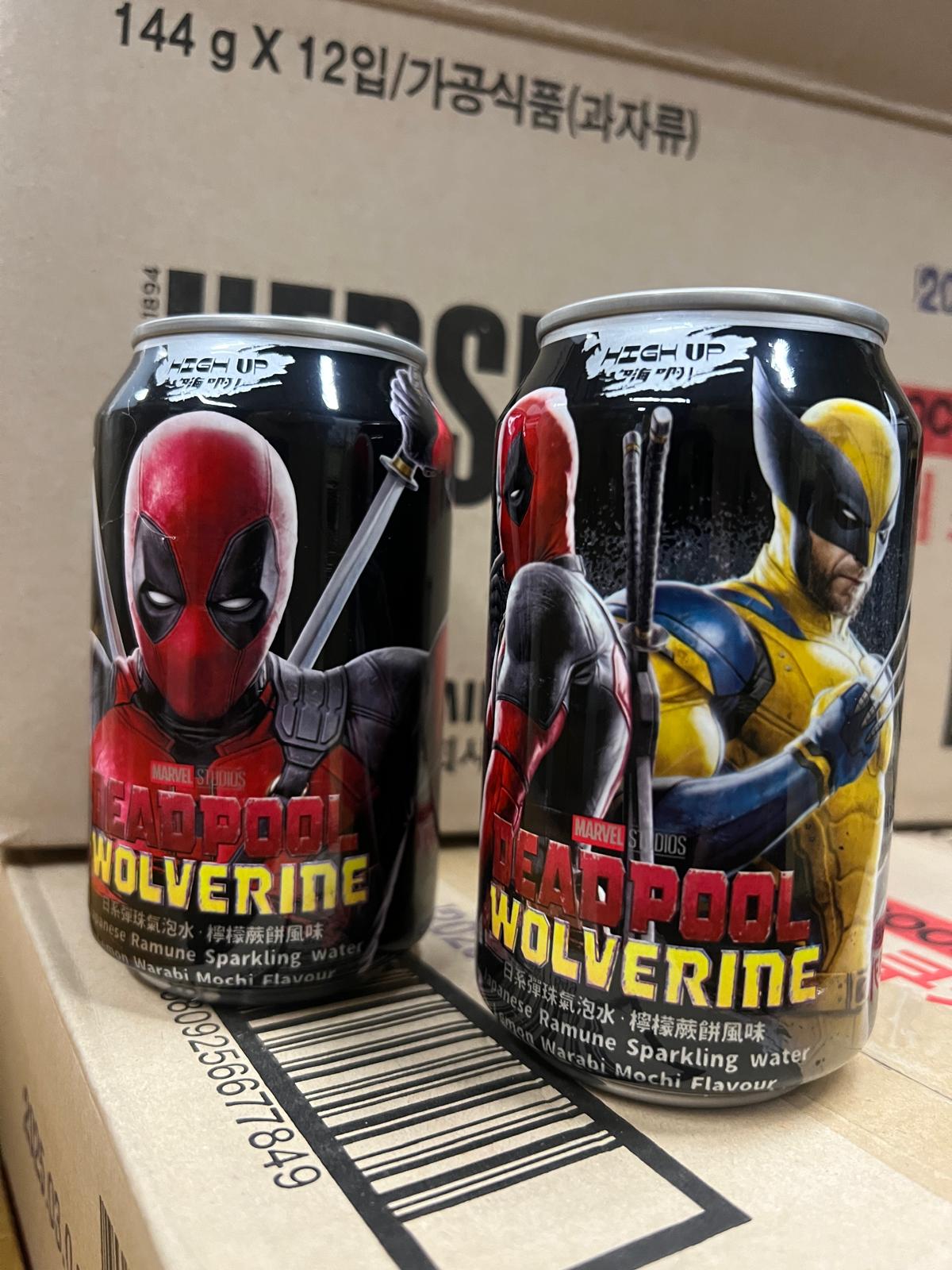 *Limited Edition* Deadpool/Wolverine Ramune Lemon Warabi - JAPAN (12 COUNT)