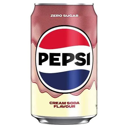 NEW Pepsi Cream Soda - UK (24 COUNT)