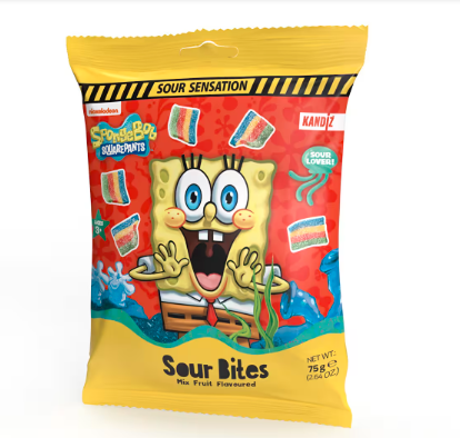 SpongeBob Sparkling Sour Bites - TURKEY (12 COUNT)