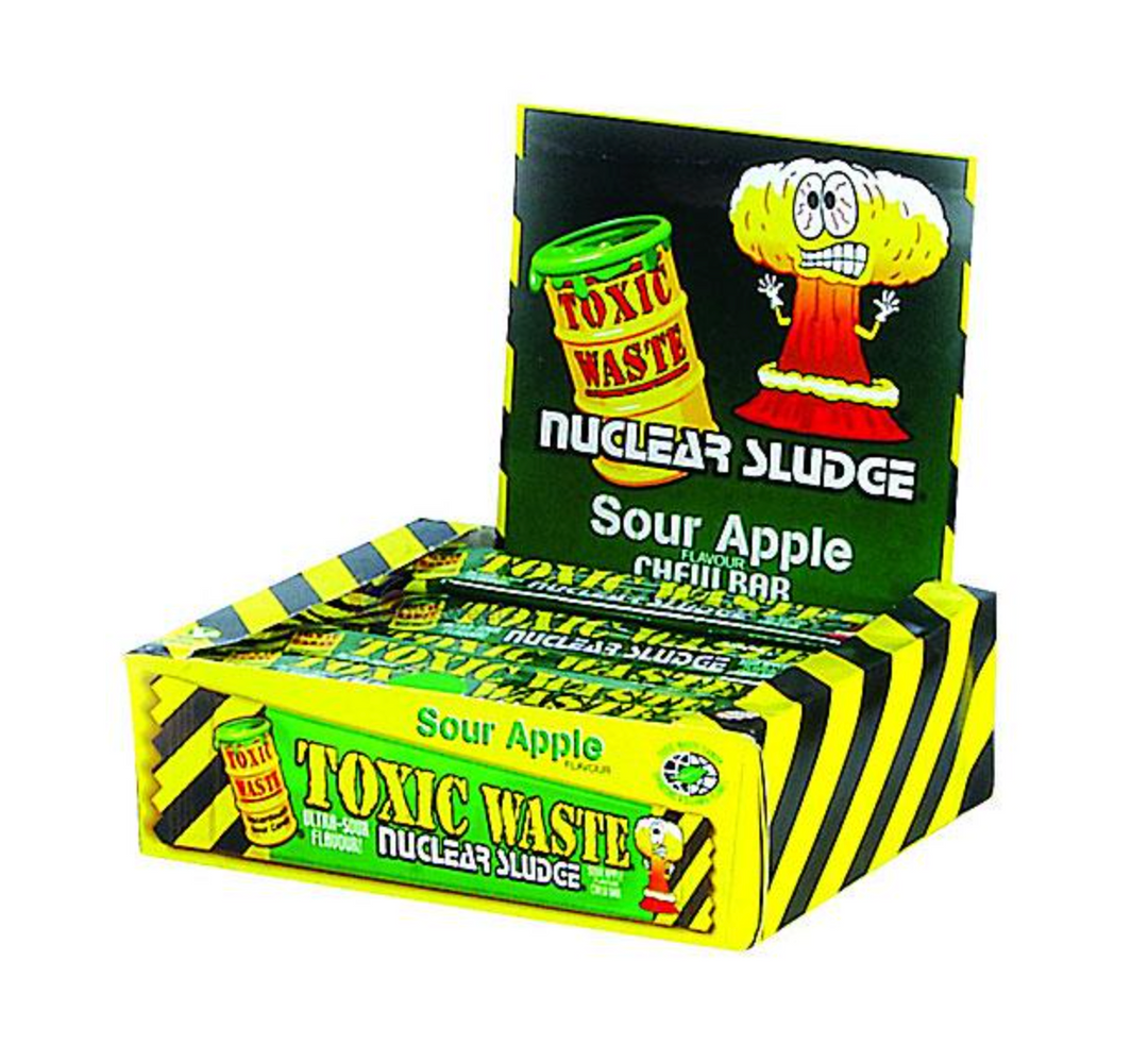 Toxic Waste Nuclear Chew - Sour Apple + Display (50 COUNT)