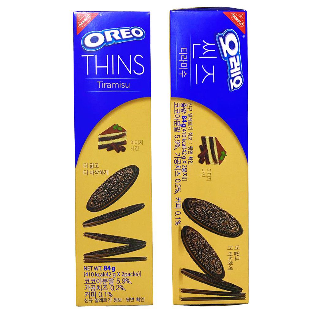 Oreo Thins Tiramisu - KOREA (24 COUNT)