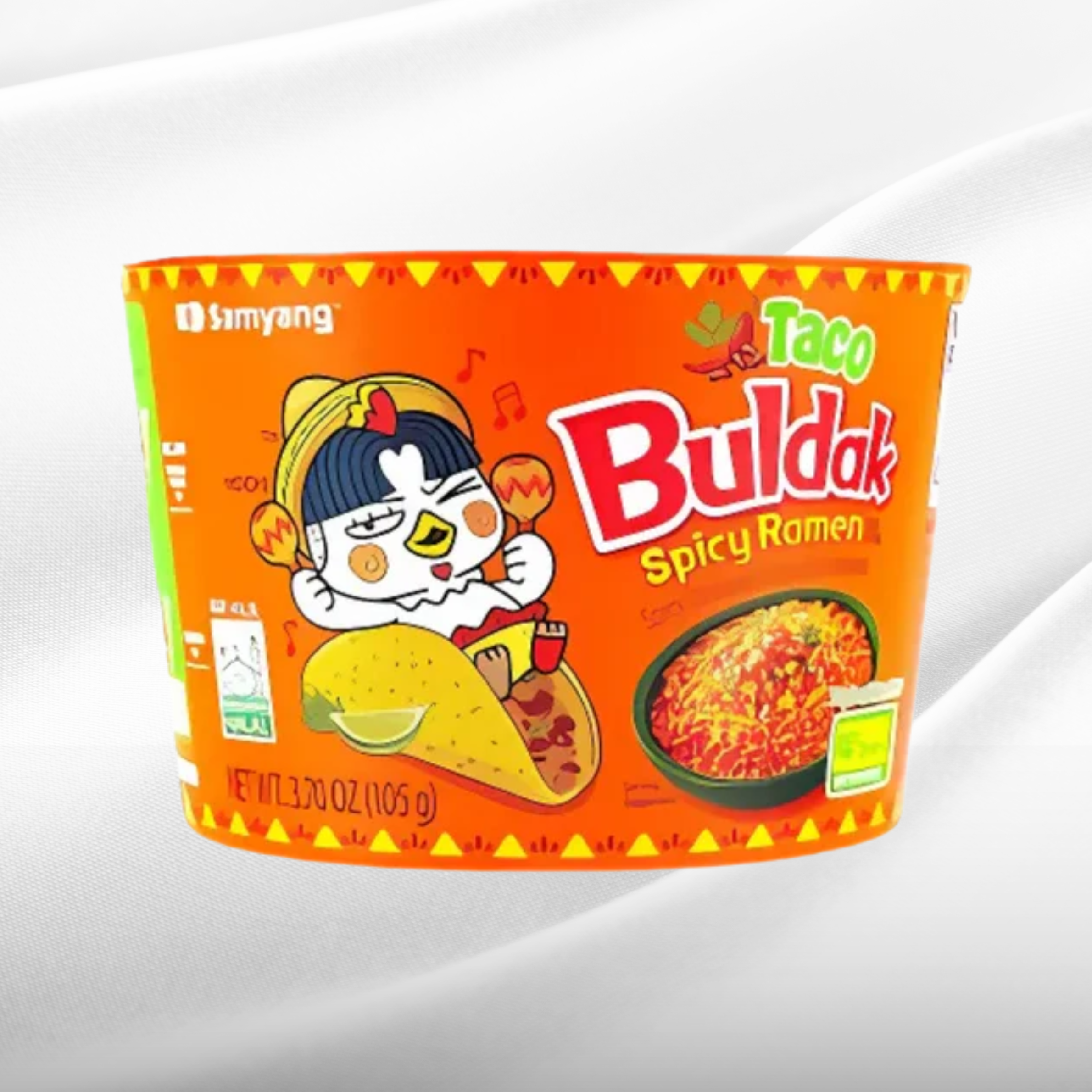 (Halal) Buldak Taco Ramen Cup - KOREA (6 COUNT)