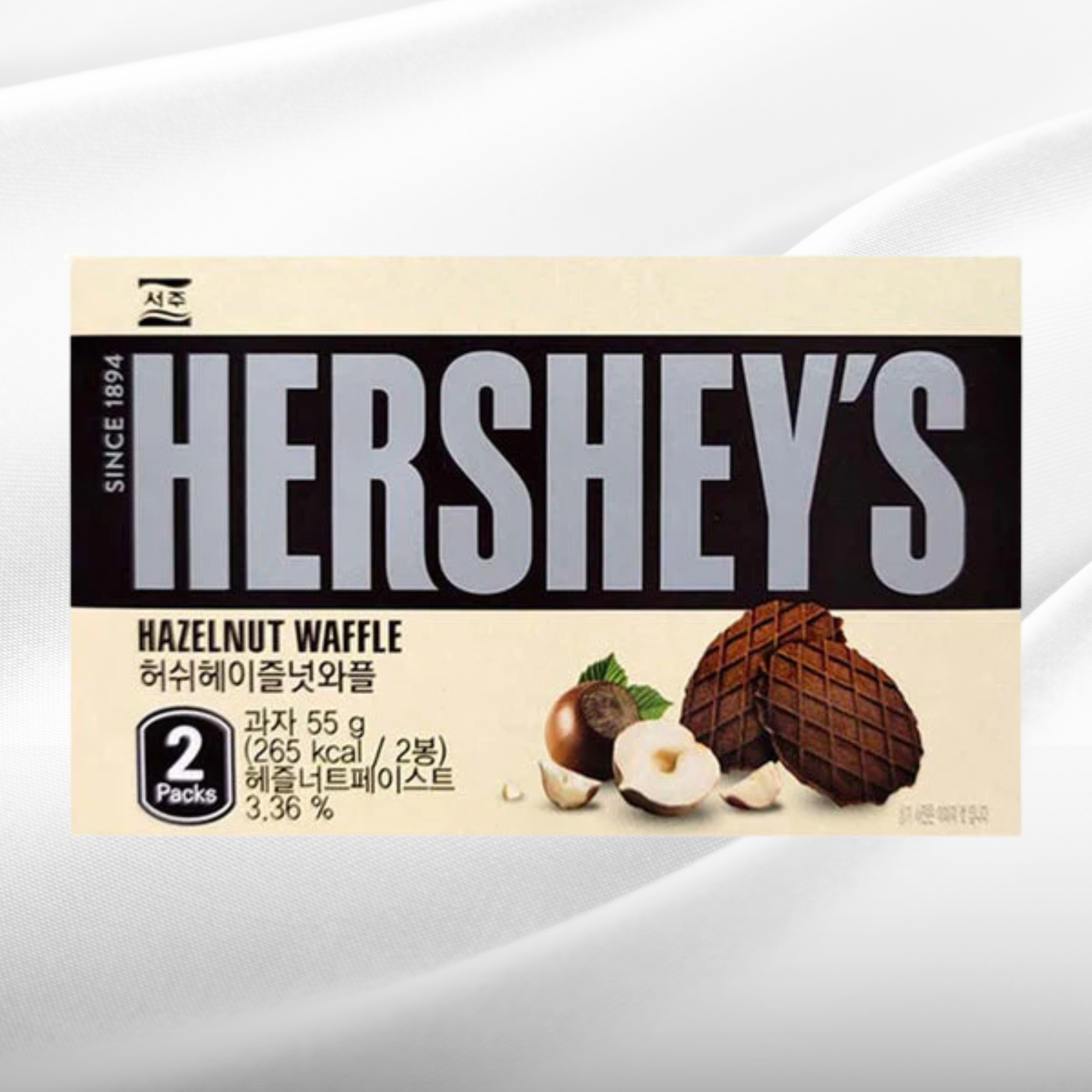 Hershey's Hazelnut Waffles - KOREA (16 COUNT)