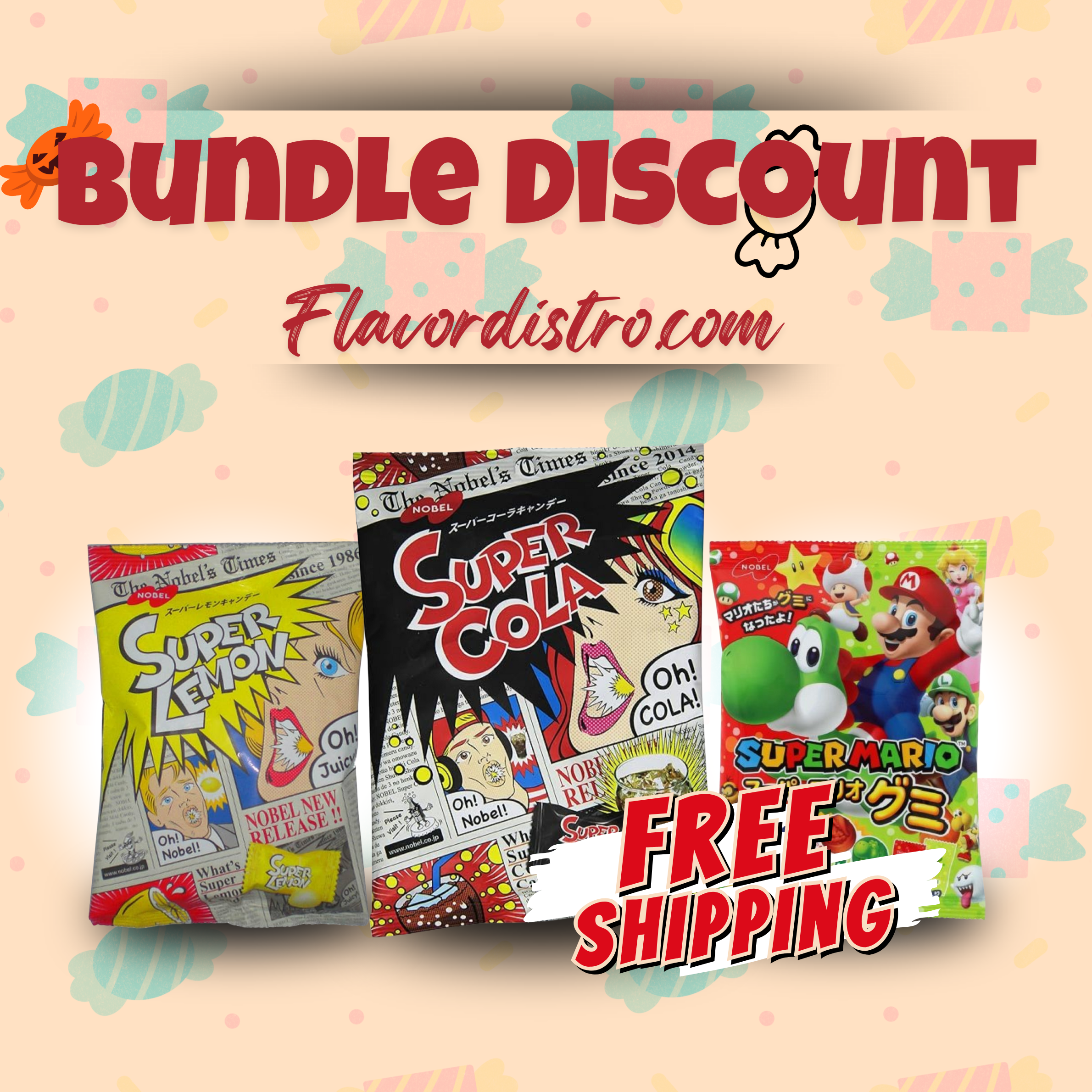 Nobel Candy Bulk Deal - JAPAN (12 COUNT)