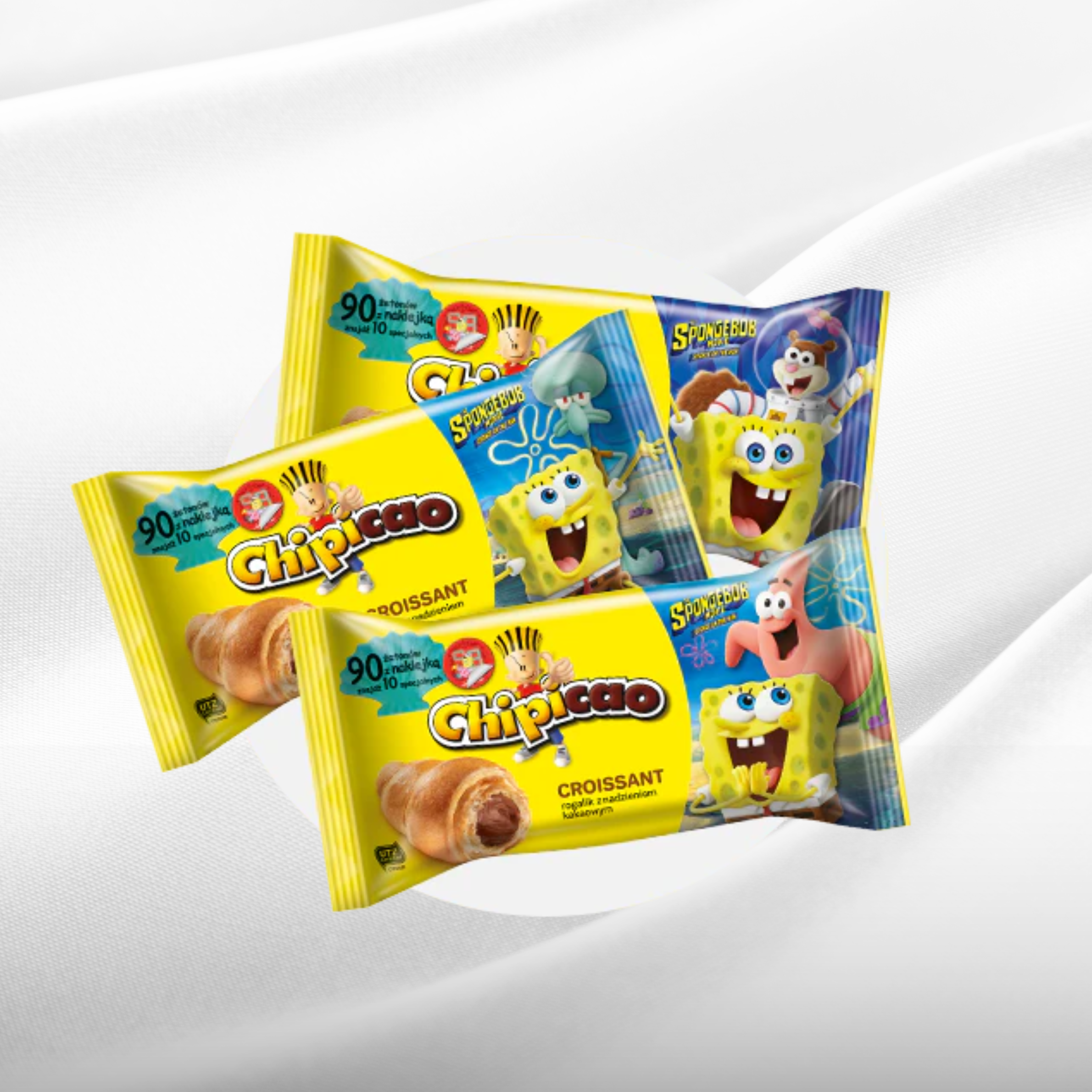 Nickelodeon Spongebob Croissant Chocolate - USA (20 COUNT)