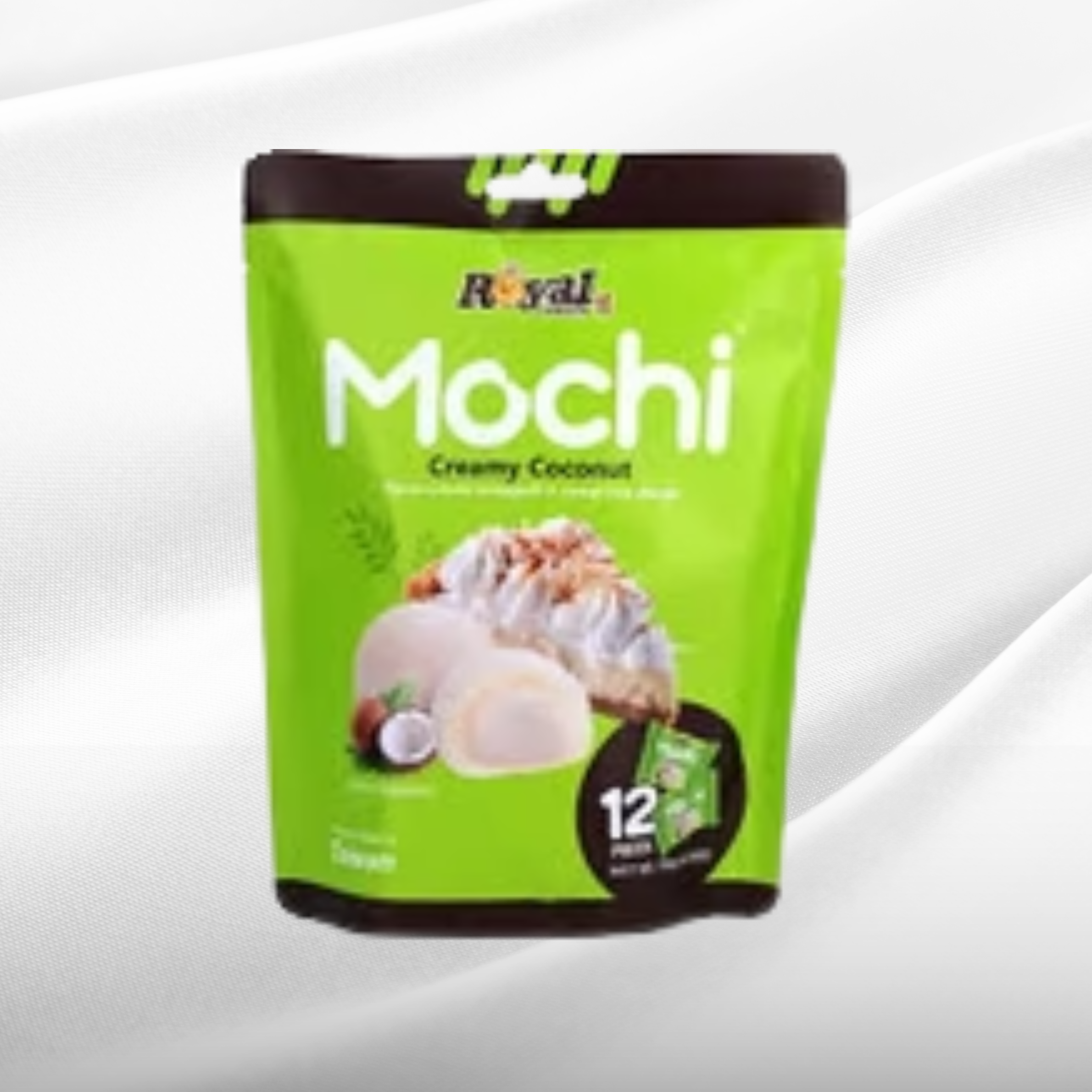 (Halal) Royal Mochi Creamy Coconut - UNITED KINGDOM (12 COUNT)