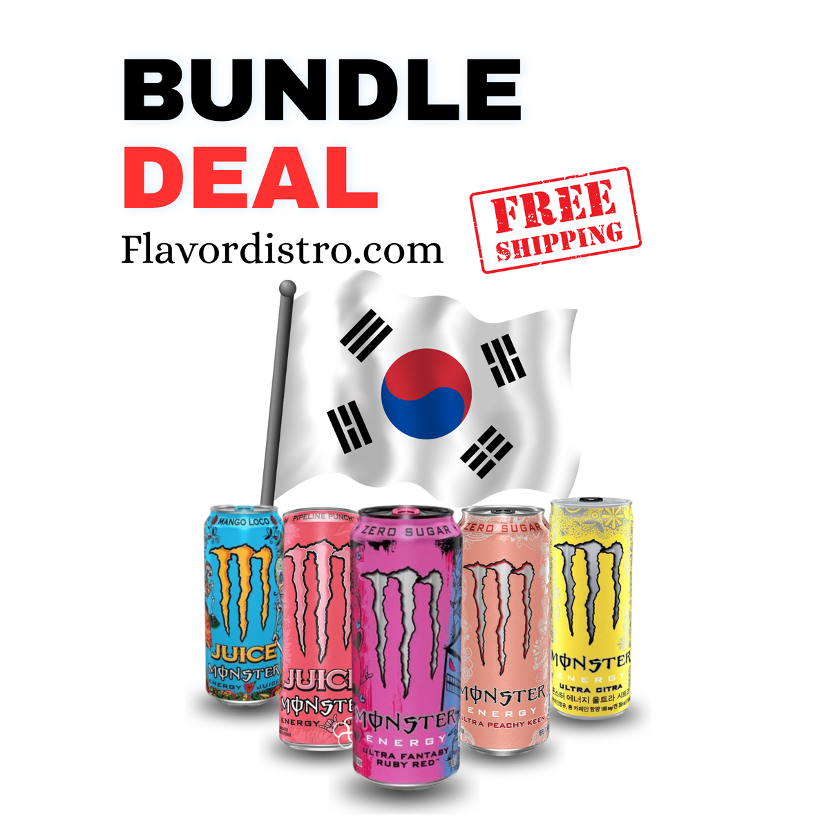 Monster Energy Bulk Deal - KOREA (96 COUNT)