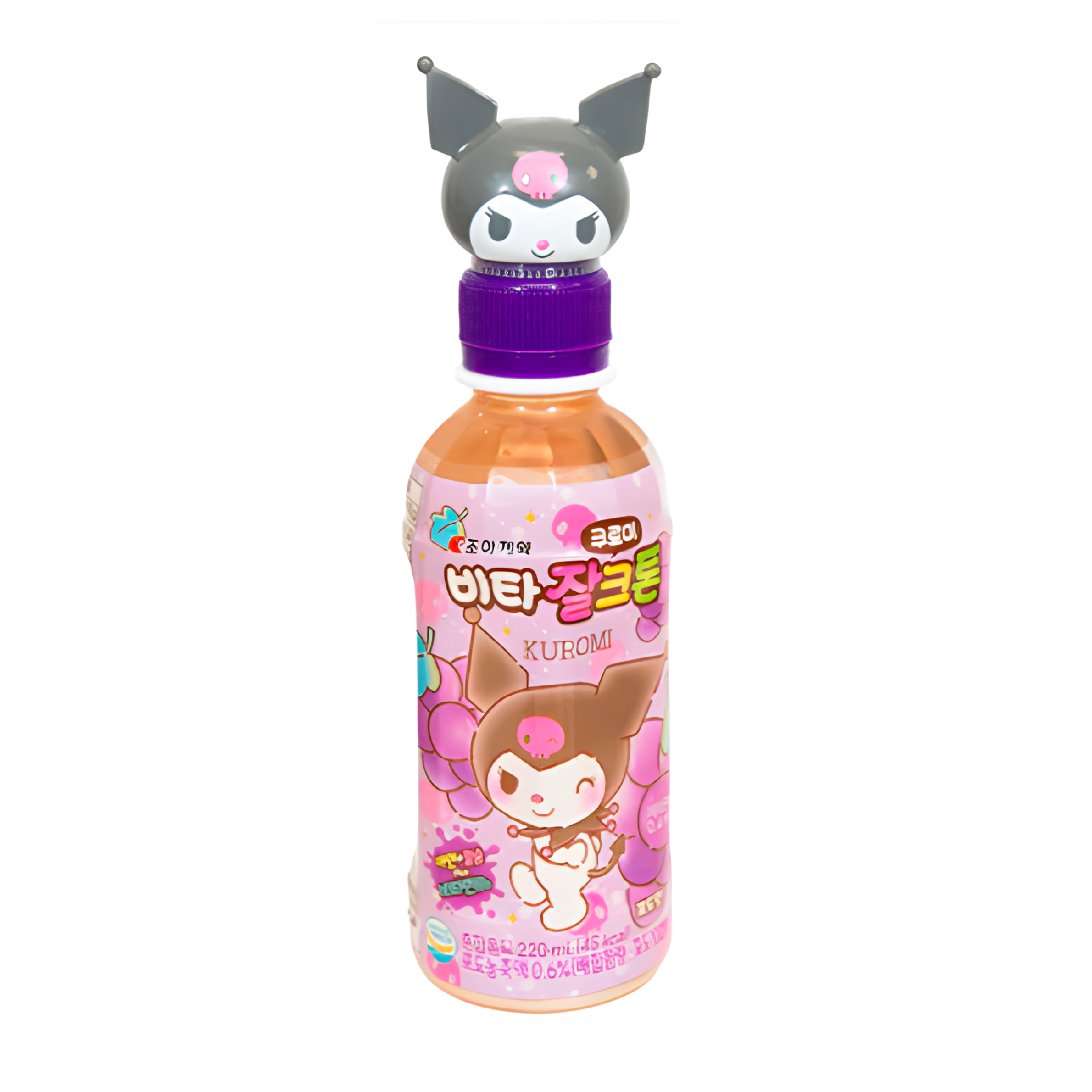 SANRIO KUROMI Drink Grape - KOREA (24 COUNT)