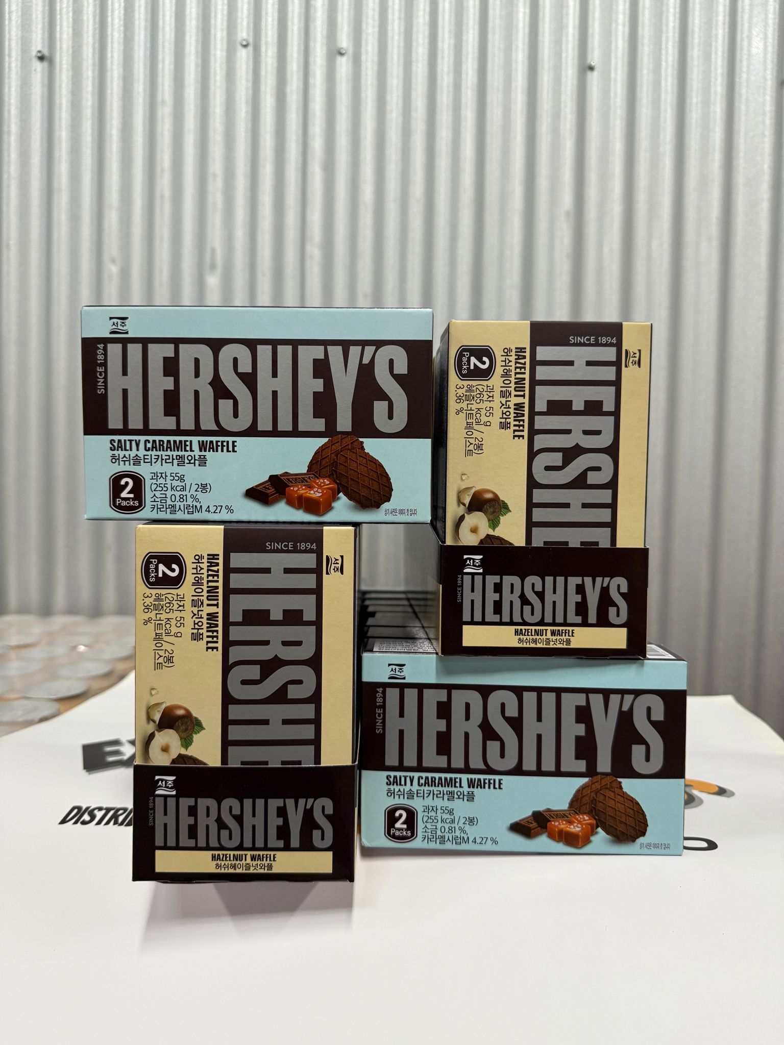 (MIXED CASE)Hershey's Waffles Bundle - KOREA (32 COUNT)