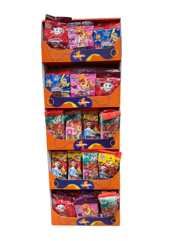 Nickelodeon DISPLAY STAND PAW PATROL & Gummiz - TÜRKİYE ( 144 COUNT)