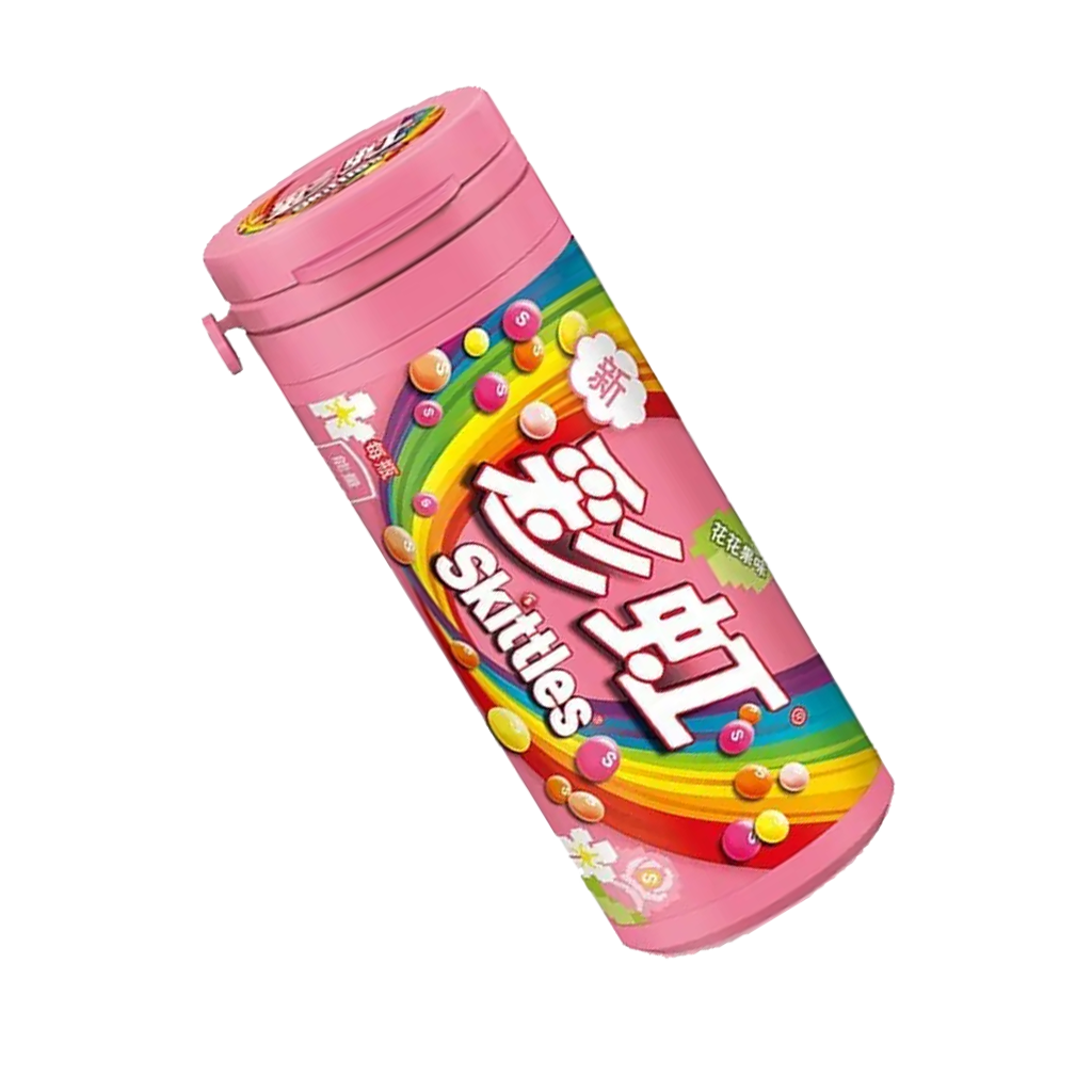 Skittles Floral Tubes - TAIWAN (12 COUNT)
