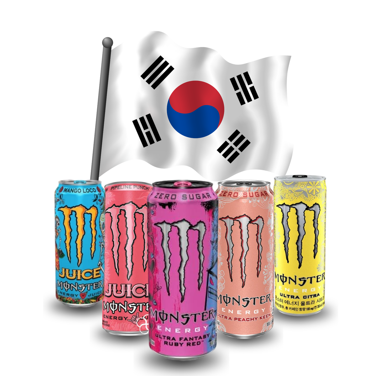 Monster Energy Bulk Deal - KOREA (96 COUNT)
