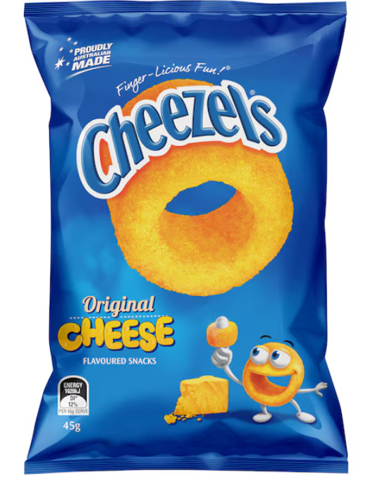 SBA Cheezels Cheese Ringeroni - AUSTRALIA (18 COUNT)